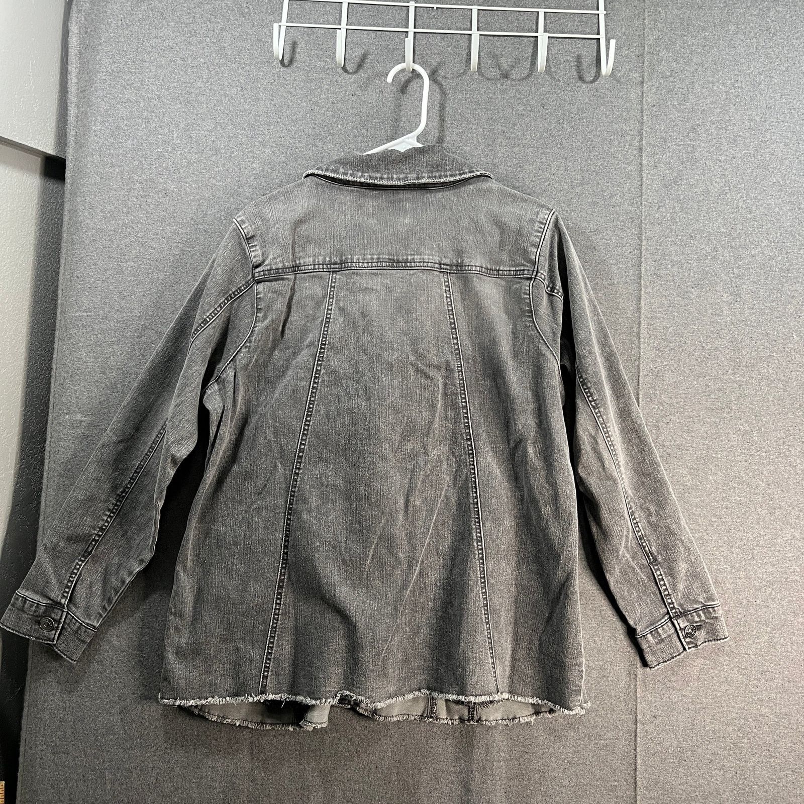 Other LOGO by Lori Goldstein Jeans Jacket Womens Size XXL / US 16-18 / IT 52-54 - 2 Thumbnail