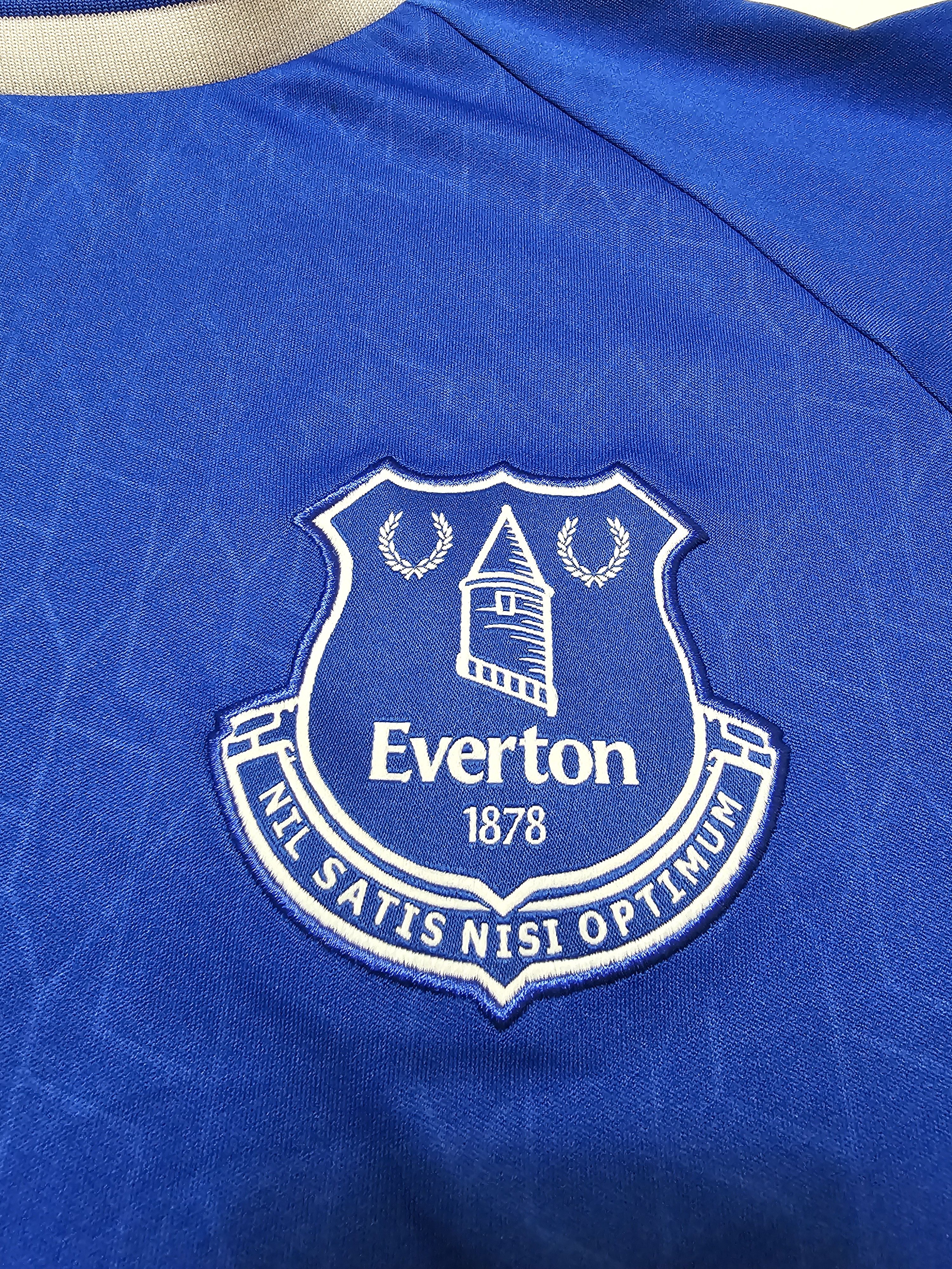 Hummel EVERTON 2022 2023 HOME LONG FOOTBALL SHIRT SOCCER JERSEY Size US XXL / EU 58 / 5 - 4 Thumbnail