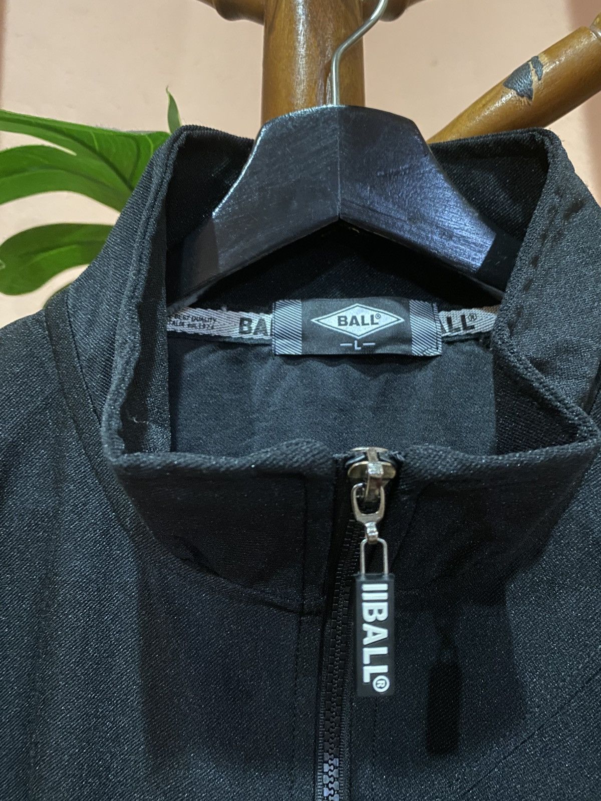 Other BALL Rimini Italia Black Polyester Track Jacket Size US L / EU 52-54 / 3 - 6 Thumbnail