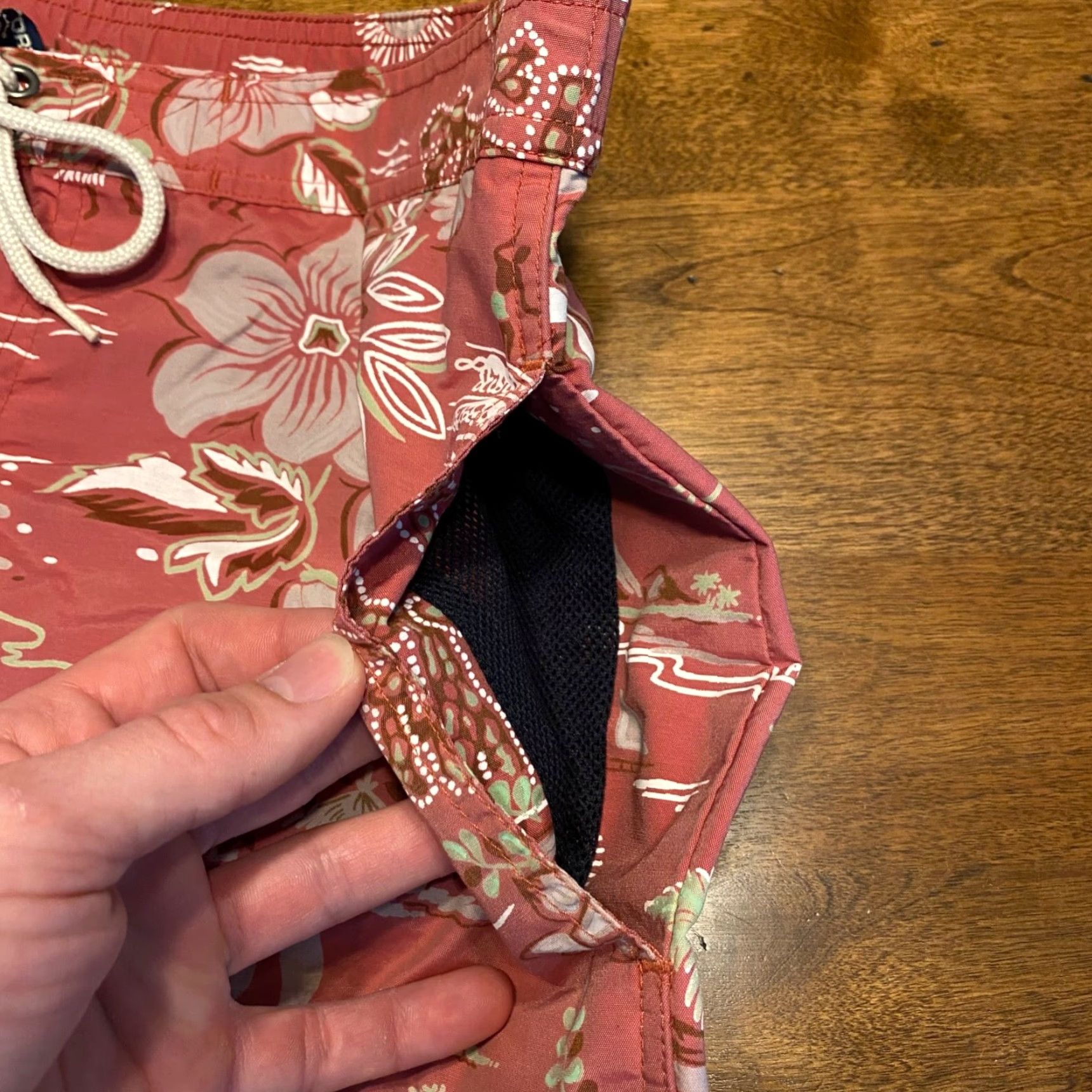 Polo Ralph Lauren Polo Ralph Lauren Swim Trunks Mens Medium Red Floral Sport Drawstring Board Shorts Size US M / EU 48-50 / 2 - 6 Thumbnail
