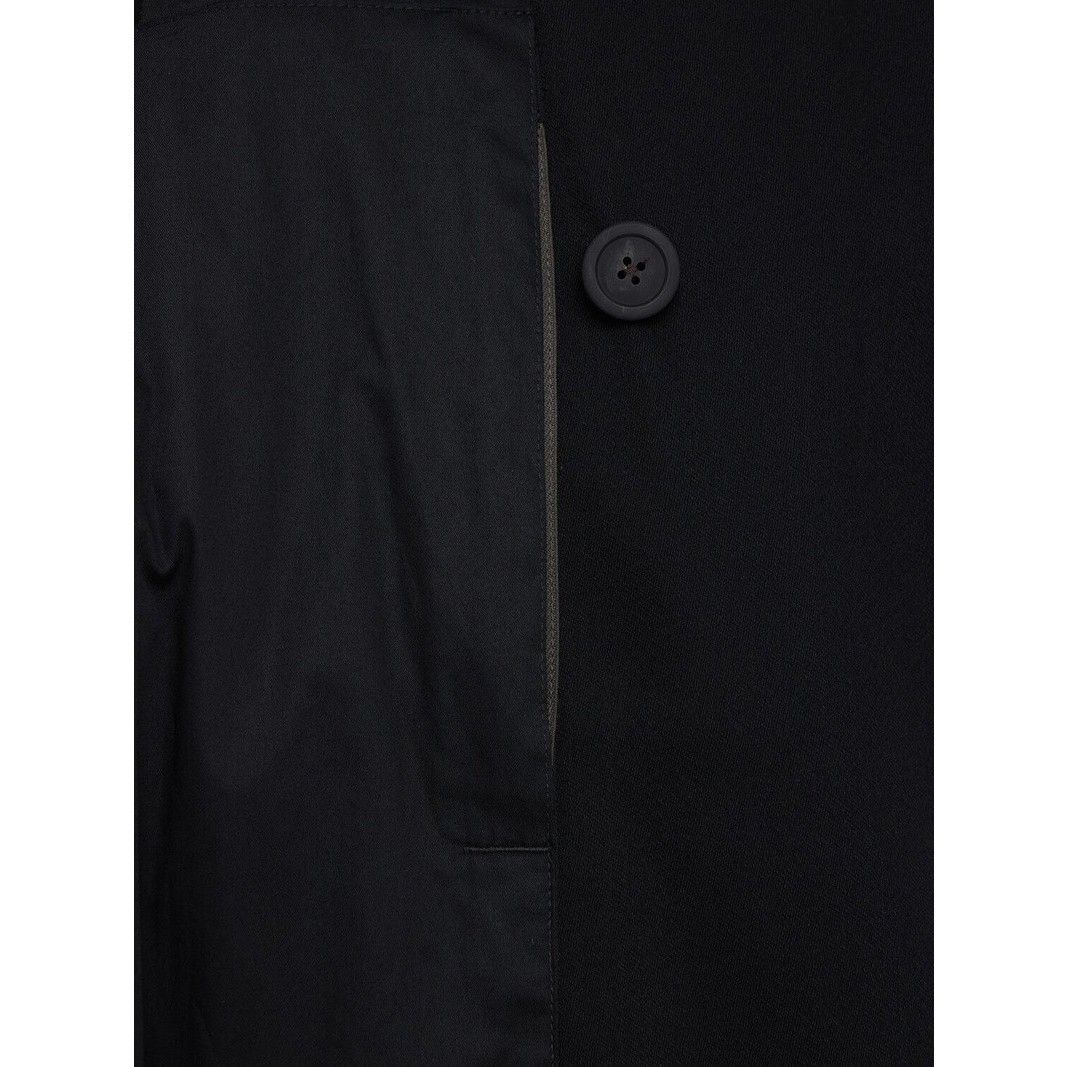 Rick Owens RICK OWENS Drella Black Wool Long Coat New & Authentic (Men' Size US L / EU 52-54 / 3 - 2 Thumbnail