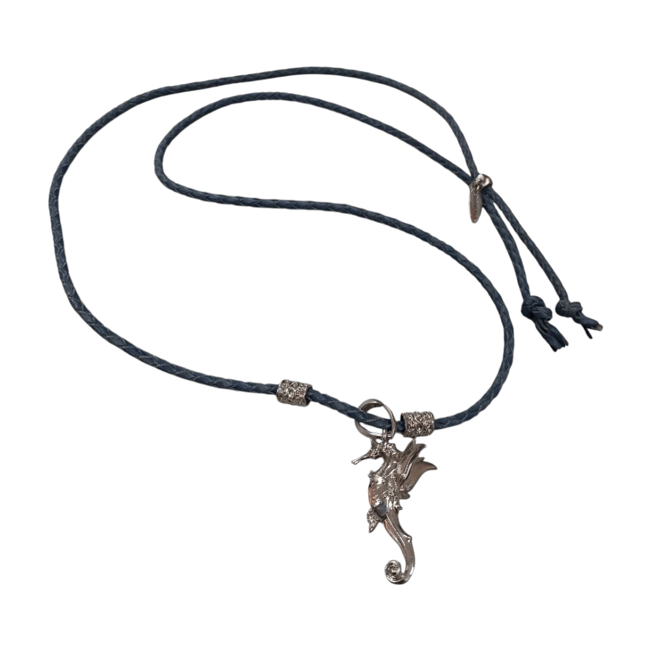 Japanese Brand Tatuya Ishii Silver Winged Seahorse Bolo Tie Necklace Size ONE SIZE - 2 Thumbnail
