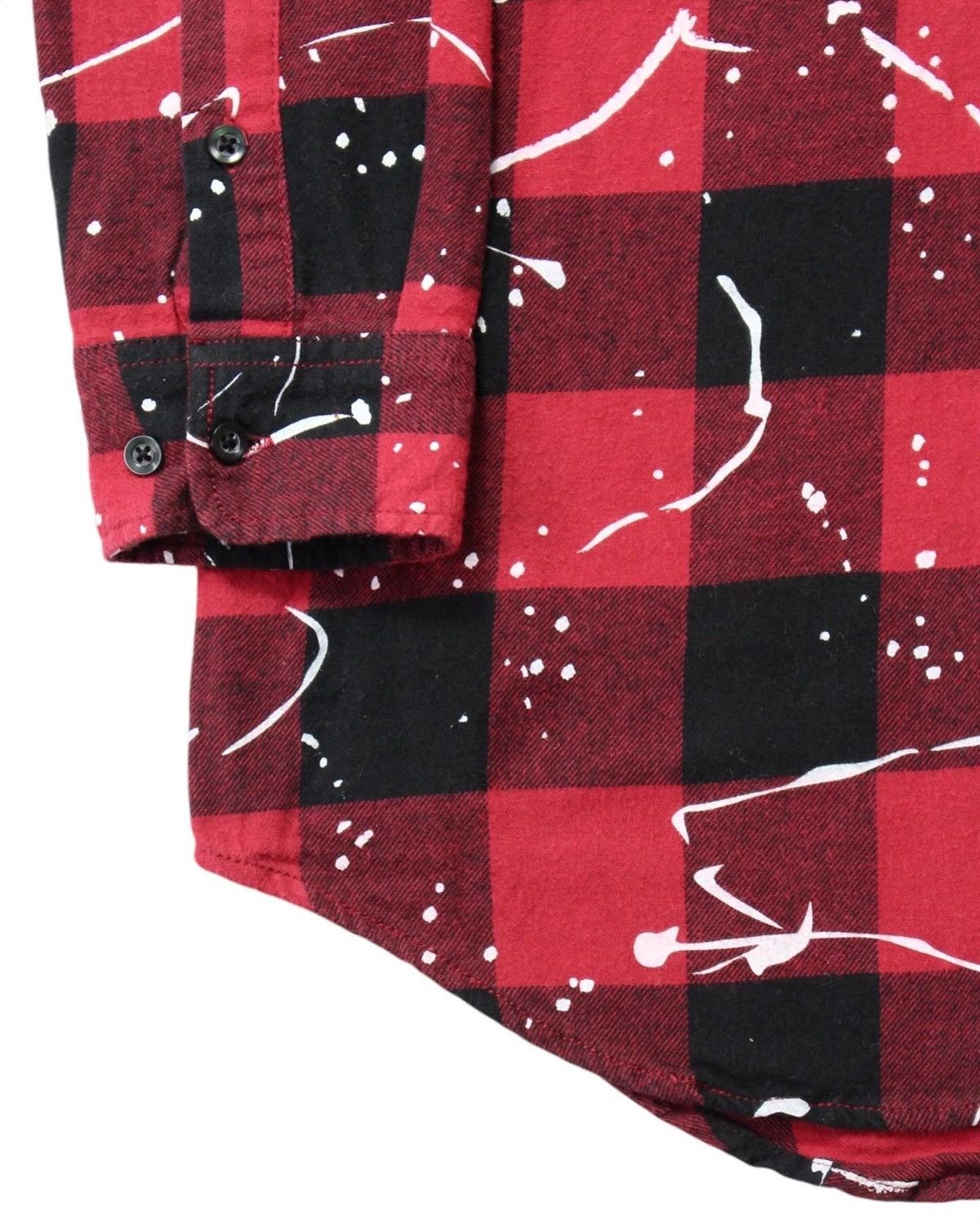 Japanese Brand 2000S JUNGLE STORM PAINTED LONG FLANNEL Size US M / EU 48-50 / 2 - 3 Thumbnail