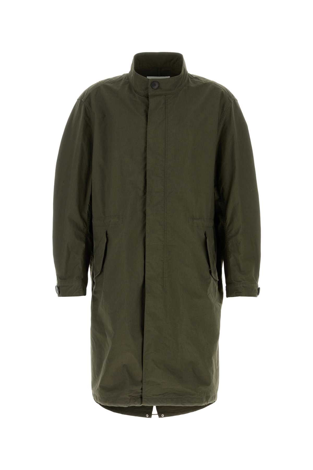 Givenchy Olive Green Cotton Blend Parka Size US XL / EU 56 / 4 - 1 Thumbnail