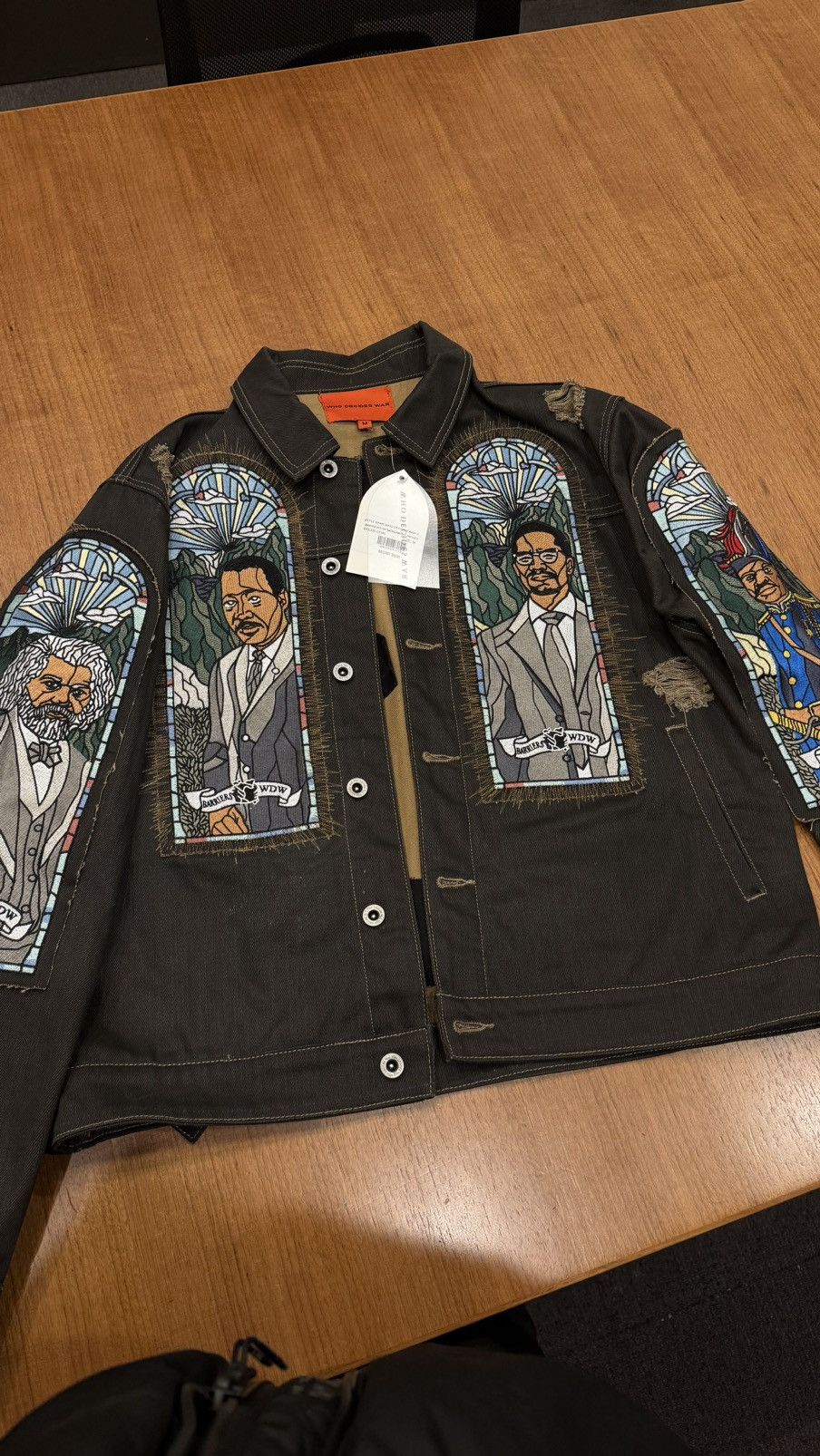 Who Decides War Who Decides War X Barriers NY Monument Denim jacket Size US M / EU 48-50 / 2 - 2 Thumbnail