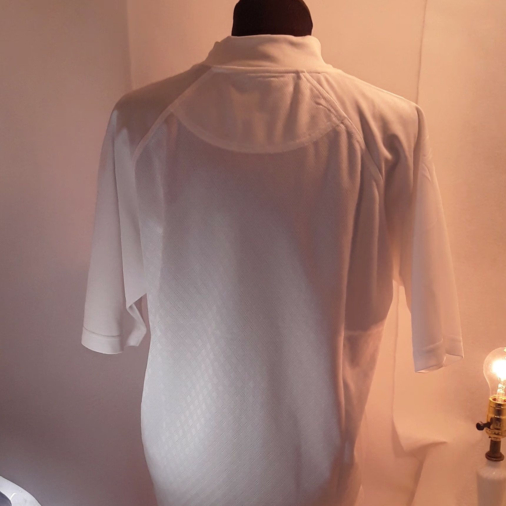 Vintage NWT SMALL SHIRT SS SCOTCHGARD CROSS DRY SYSTEM ANTIMICROBIAL WHITE #C20 Women T-Shirt Small XS? Wait can't add. Size S / US 4 / IT 40 - 2 Thumbnail