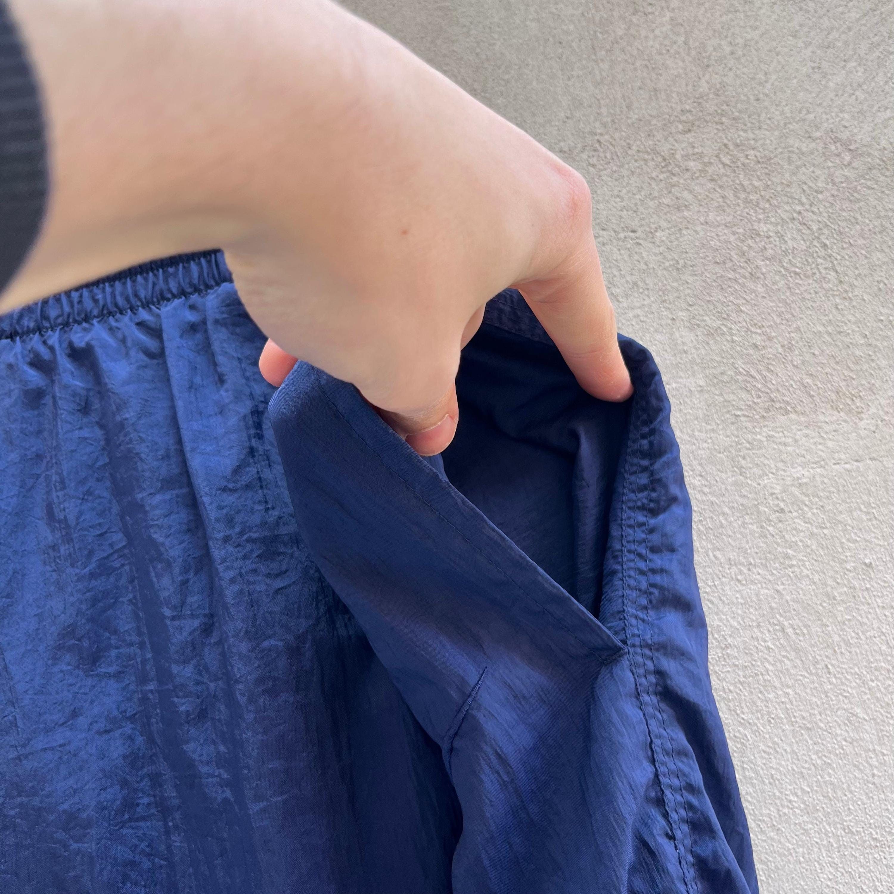 Nike × Vintage 90's Vintage Nike Nylon Track Pants Size US 29 - 4 Thumbnail