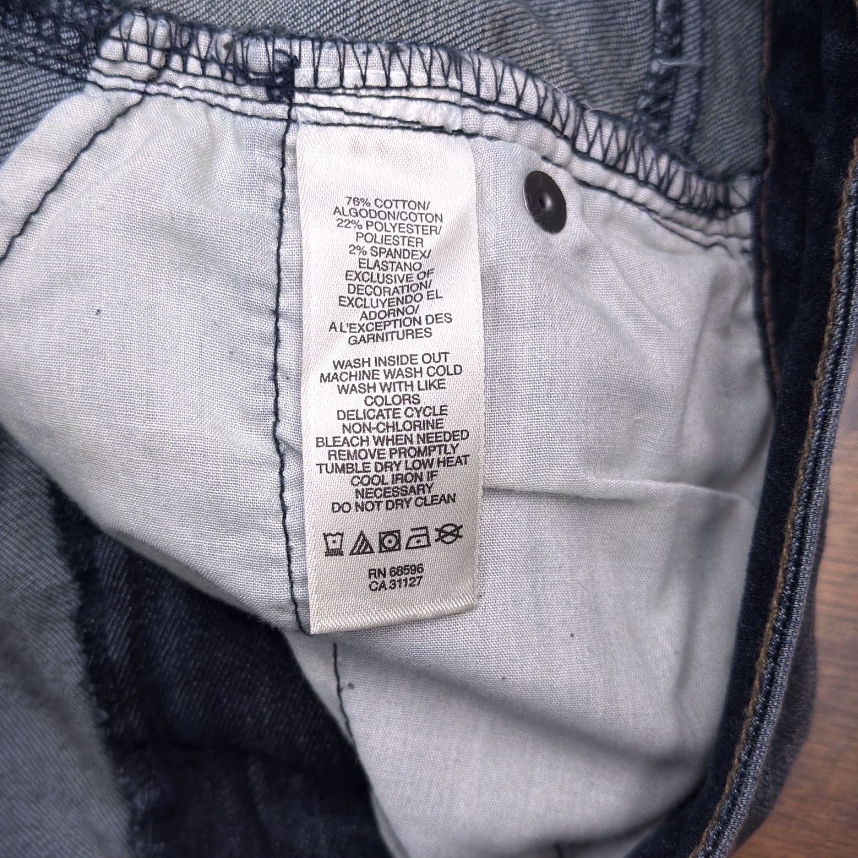 DKNY DKNY Ludlow Jeans Womens 10 Slim Skinny Low Rise 5-Pocket Denim Blue City Medium Wash Size 32" / US 10 / IT 46 - 5 Thumbnail