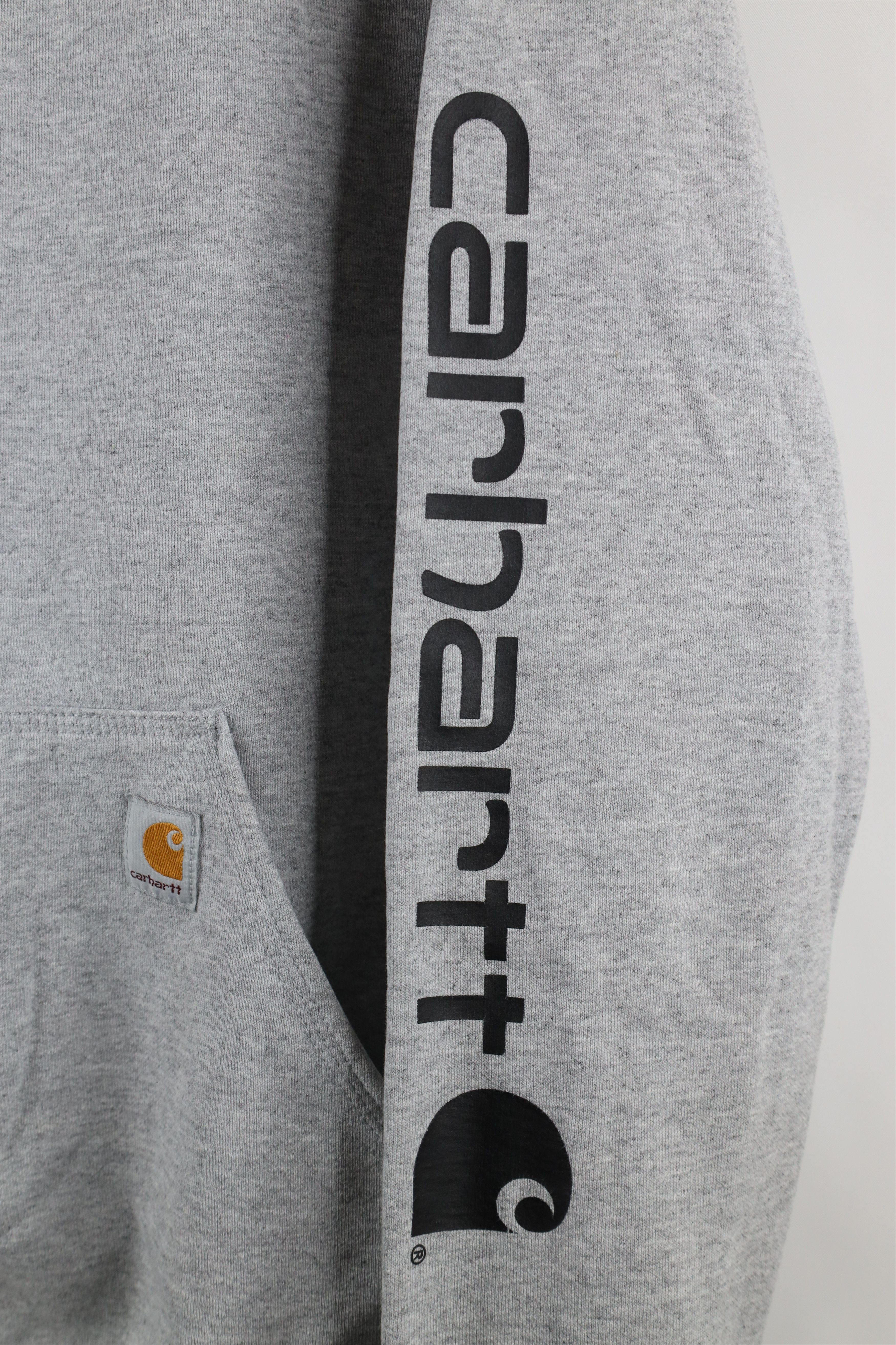 Carhartt × Vintage Vintage Carhartt Fit Spell Out Heavyweight Hoodie Sweatshirt Size US S / EU 44-46 / 1 - 4 Thumbnail