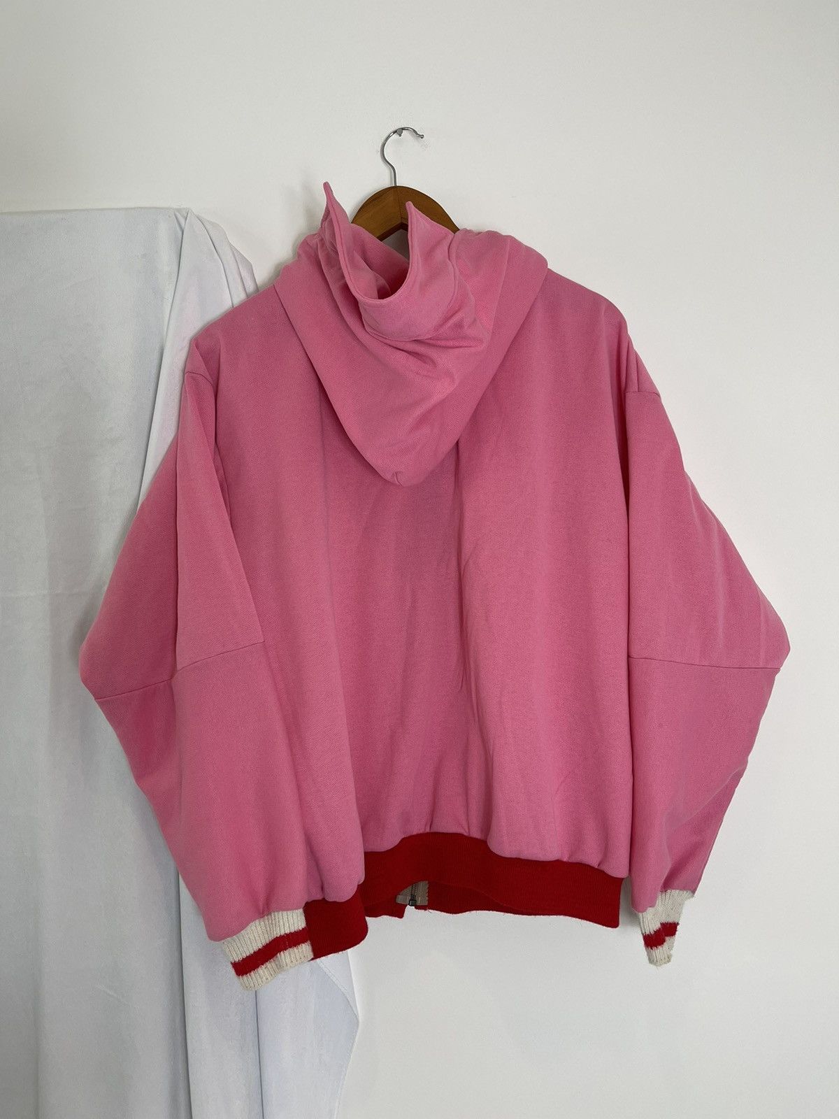 Chorley × Handmade Chorley Eskimo Hood Oversized Zip Up Hoodie Strawberry Size US L / EU 52-54 / 3 - 3 Thumbnail