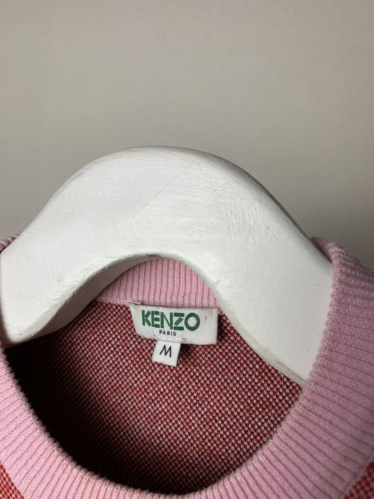 Hysteric Glamour × Japanese Brand × Kenzo Kenzo Pink and Red Eye Sweater Size US XS / EU 42 / 0 - 5 Thumbnail