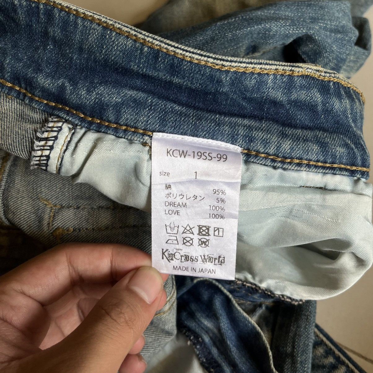 Other Crazy Distressed Kidcross Japanese Jeans Kmrii if6w9 style Size US 30 / EU 46 - 6 Thumbnail