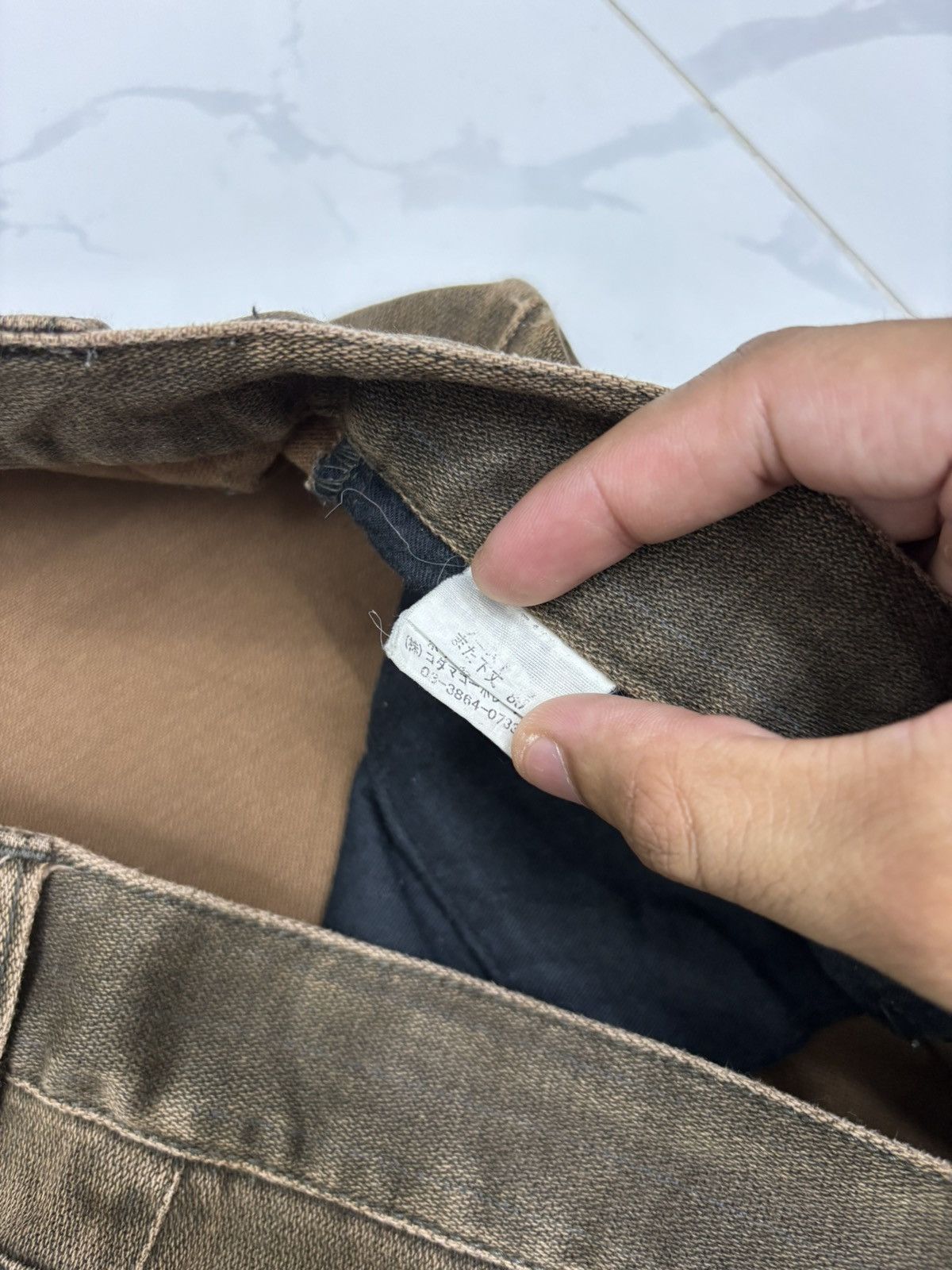 14th Addiction RUSTY BROWN VINTAGE ALDELIO DISTRESSED BROWN PANTS Size US 32 / EU 48 - 10 Thumbnail