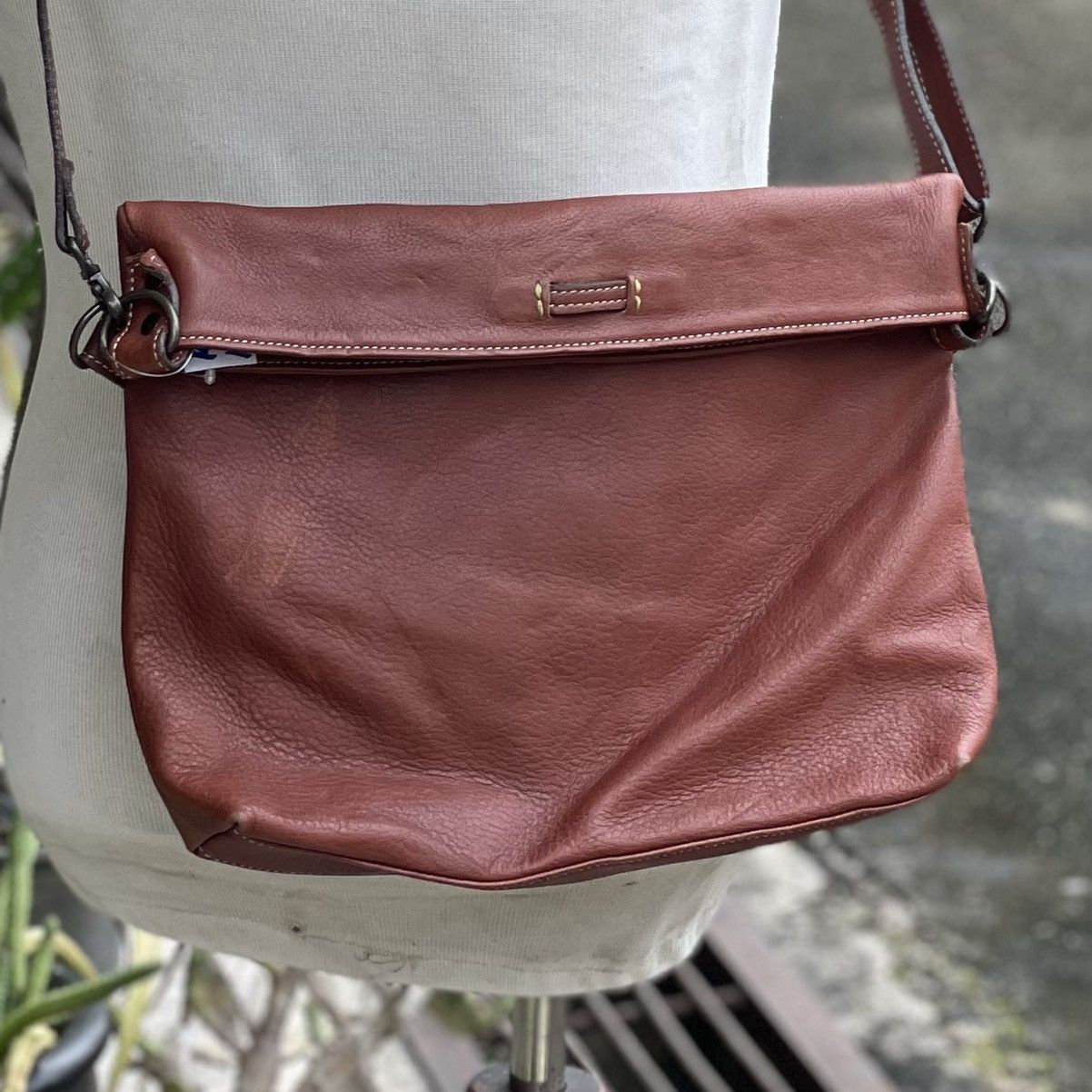 Genuine Leather × Leather Leather Crossbody Bag Size ONE SIZE - 10 Thumbnail