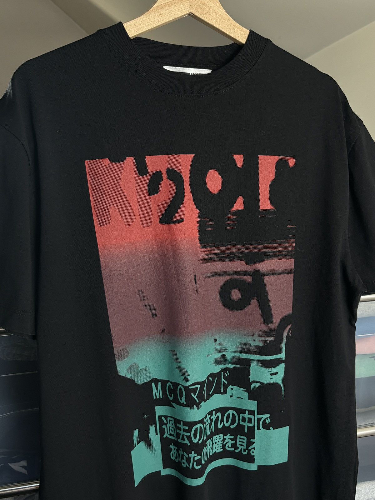 Alexander McQueen × MCQ MCQ Alexander McQueen Big Print T-Shirt Size US XL / EU 56 / 4 - 2 Thumbnail