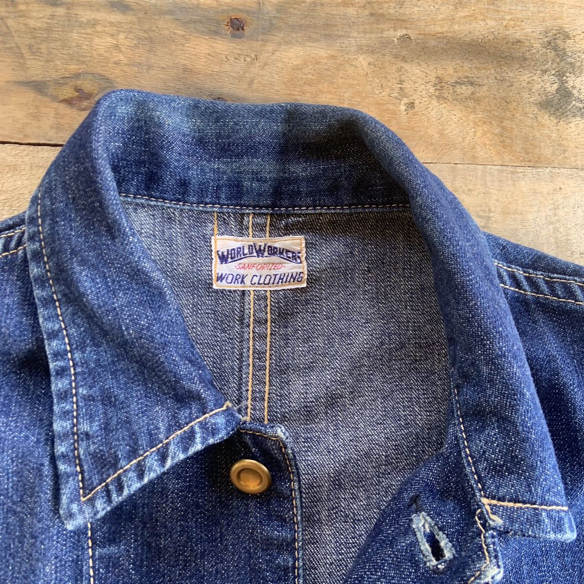 Big John BIG JOHN Work Wear Denim Jacket Size US S / EU 44-46 / 1 - 7 Thumbnail