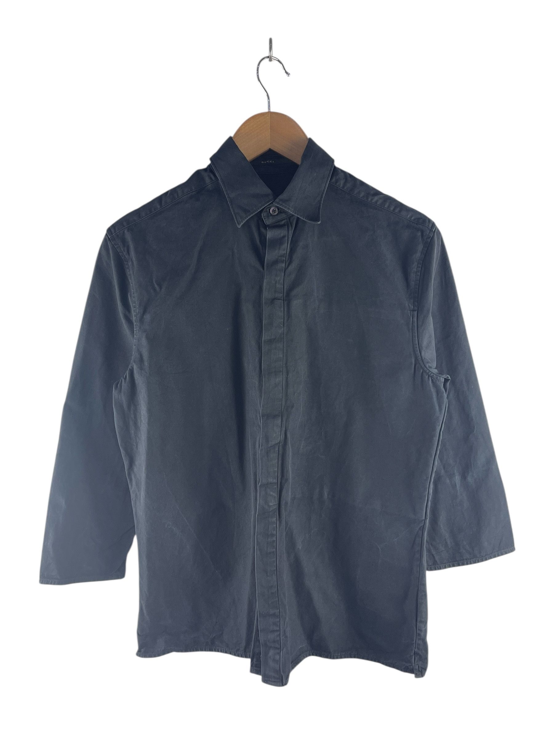 Gucci Vintage Gucci Long Sleeve Button Down Shirt Size S / US 4 / IT 40 - 1 Thumbnail