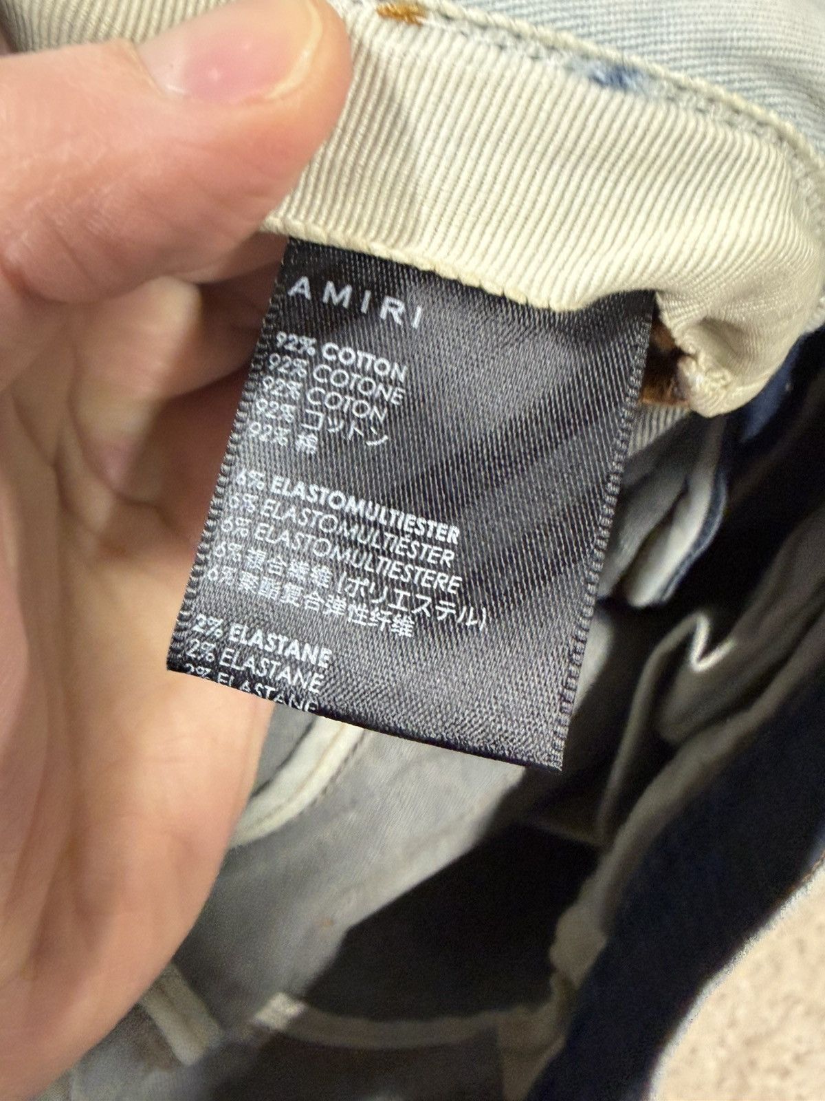 Amiri Amiri Distressed Jeans NEW RETAIL 1000$ Size US 32 / EU 48 - 6 Thumbnail