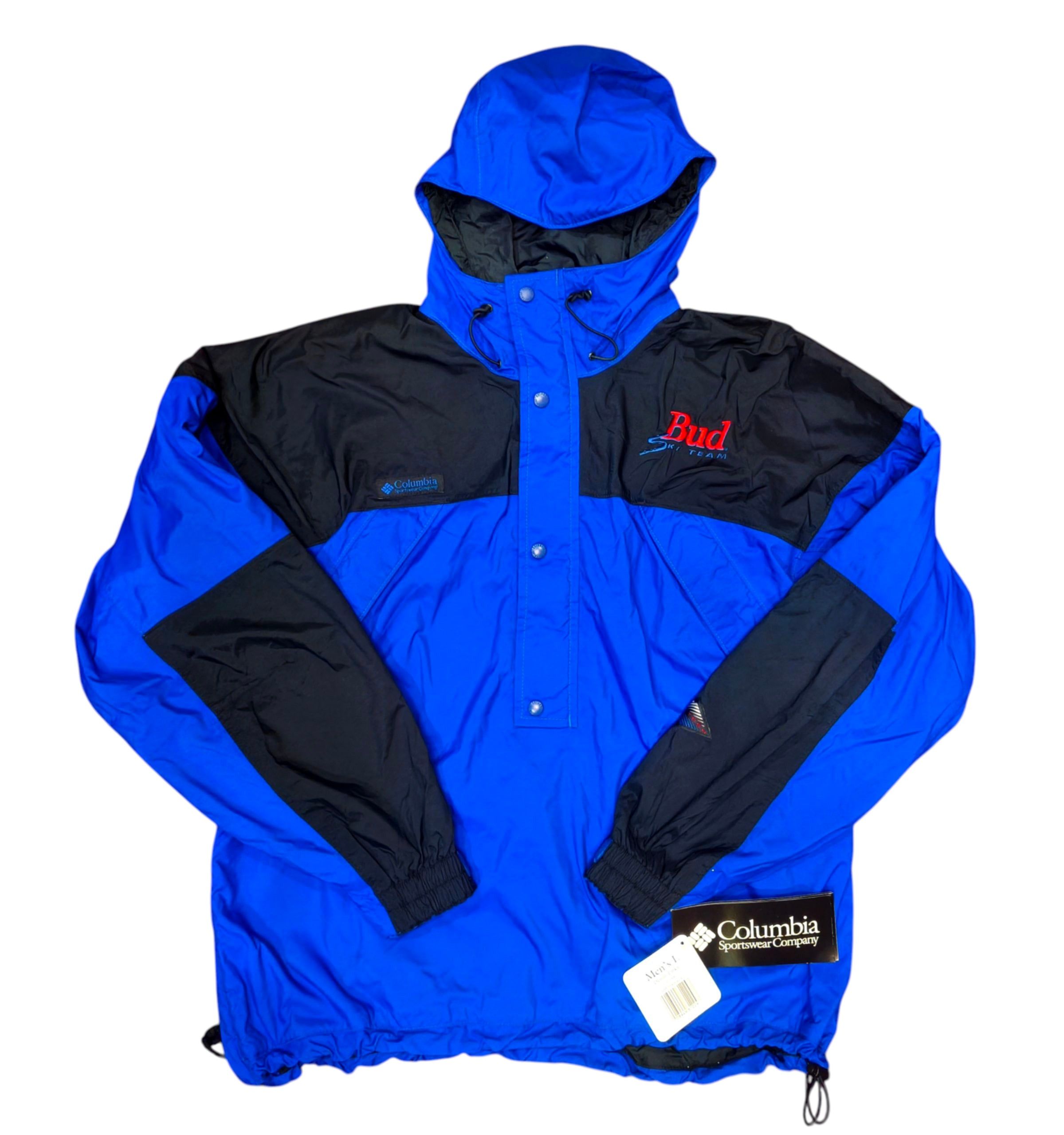 Vintage Columbia Parka Budweiser Official Ski team Issued