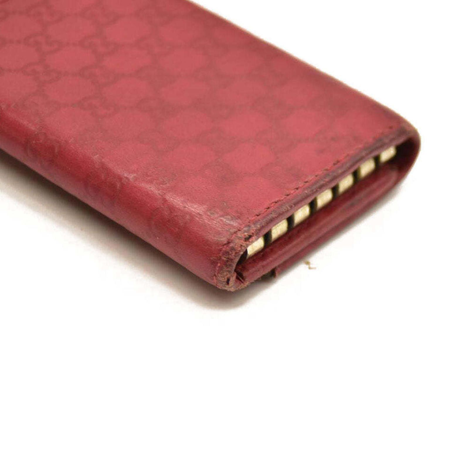 Gucci Gucci Guccissima 6 Key Holder Case Pink Size ONE SIZE - 8 Thumbnail