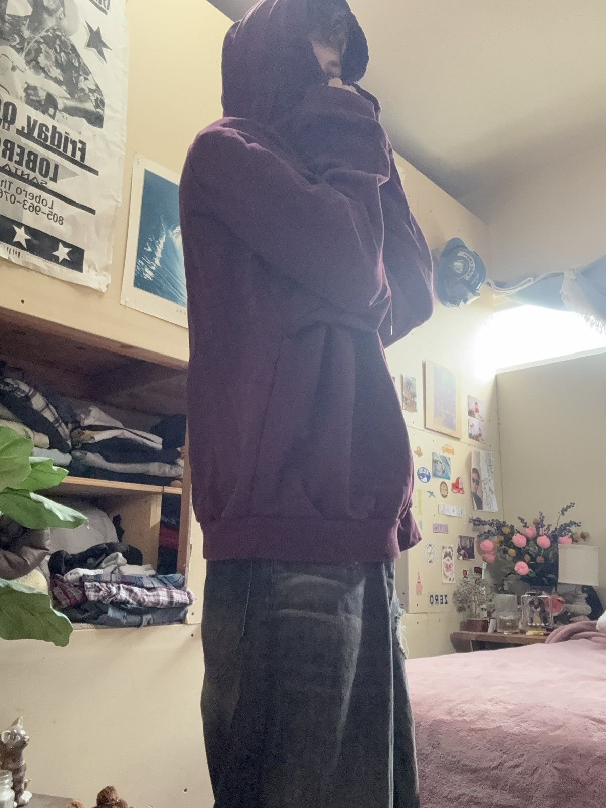 Raf Simons RAF SIMONS x Fred Perry hoodie in burgundy Size US L / EU 52-54 / 3 - 2 Thumbnail