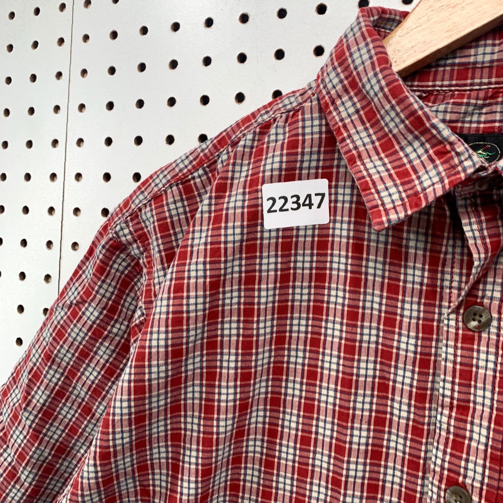 Vintage RedHead Shirt Mens Medium Red White Check Plaid Button Pocket Short Sleeve 23x29 Size US M / EU 48-50 / 2 - 7 Thumbnail