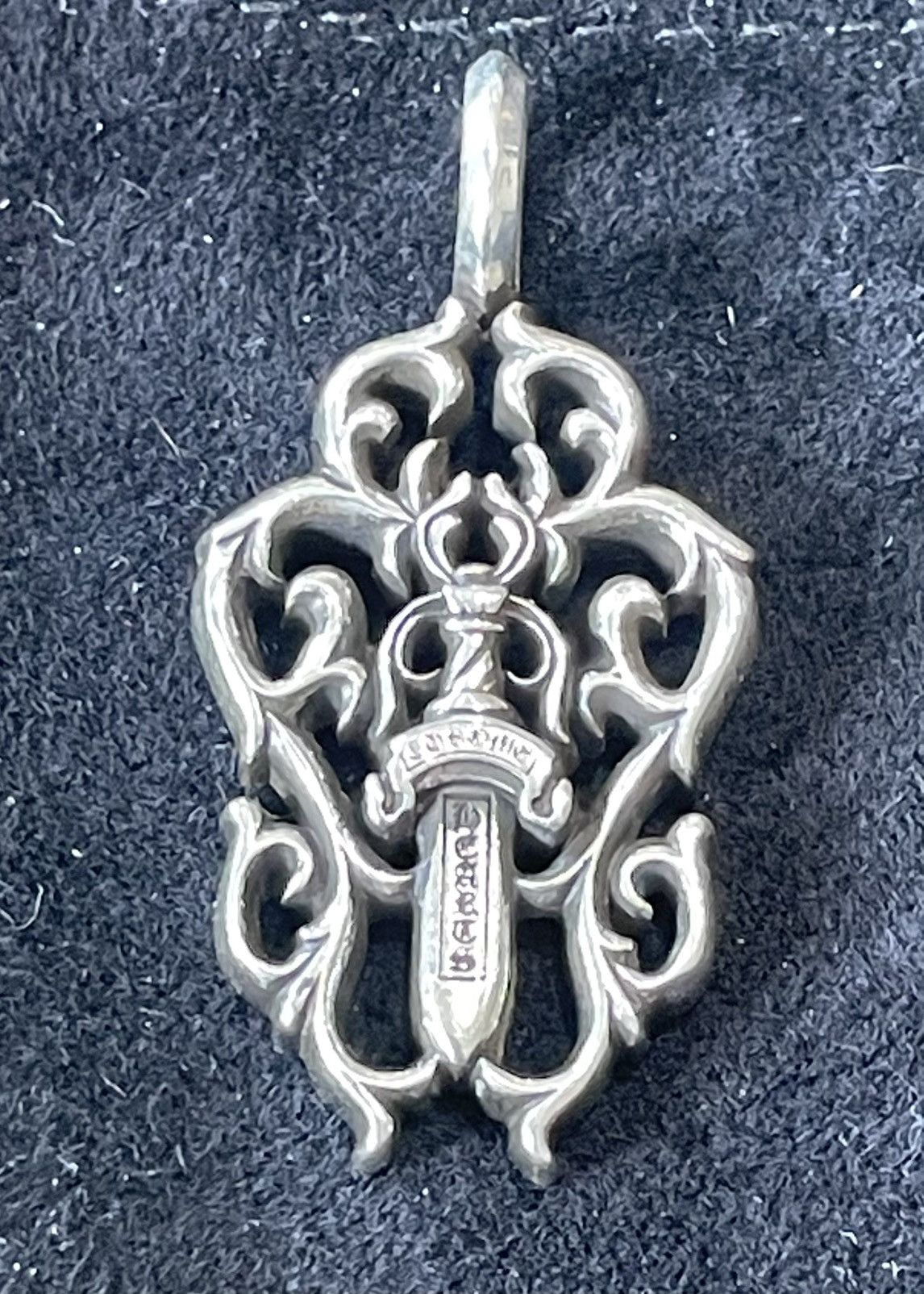 Chrome Hearts Chrome Hearts Vine Dagger Pendant crafted from .925 Size ONE SIZE - 1 Thumbnail