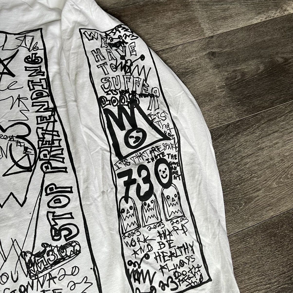 Asspizza Asspizza 2023 Tour Puff Print Longsleeve Graphic Tee Shirt Size US XXL / EU 58 / 5 - 4 Thumbnail