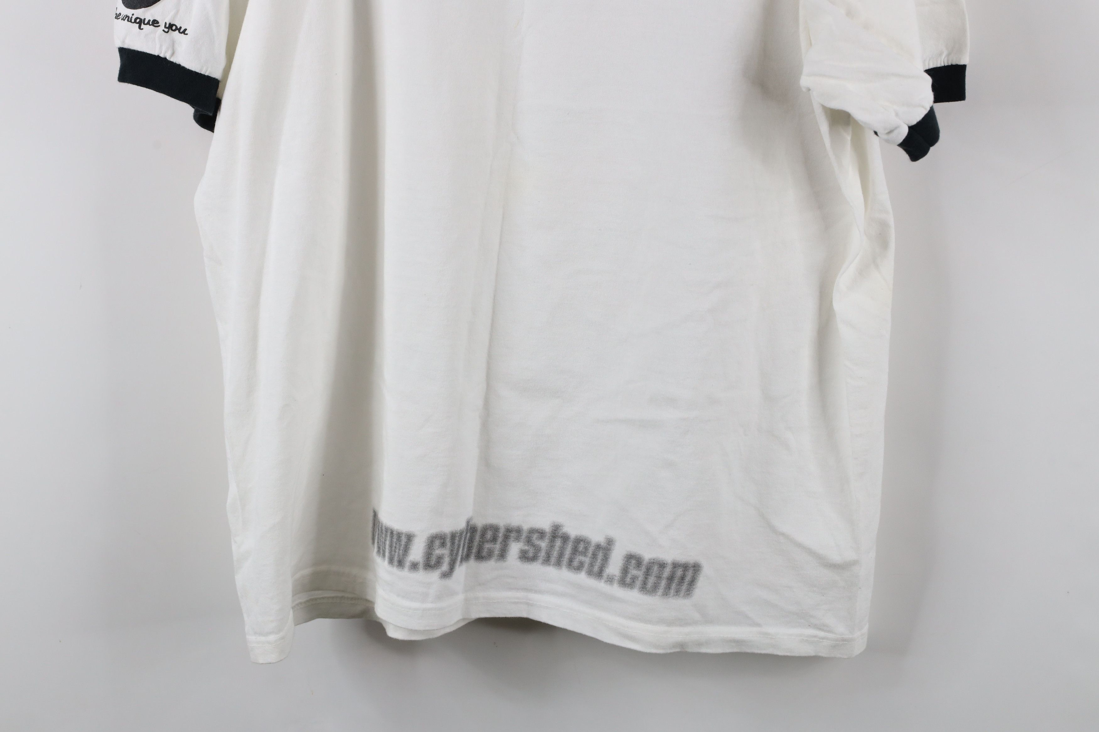 Vintage Vintage 90s The Shed Toledo Ohio Short Sleeve Ringer T-Shirt Size US XXL / EU 58 / 5 - 17 Thumbnail