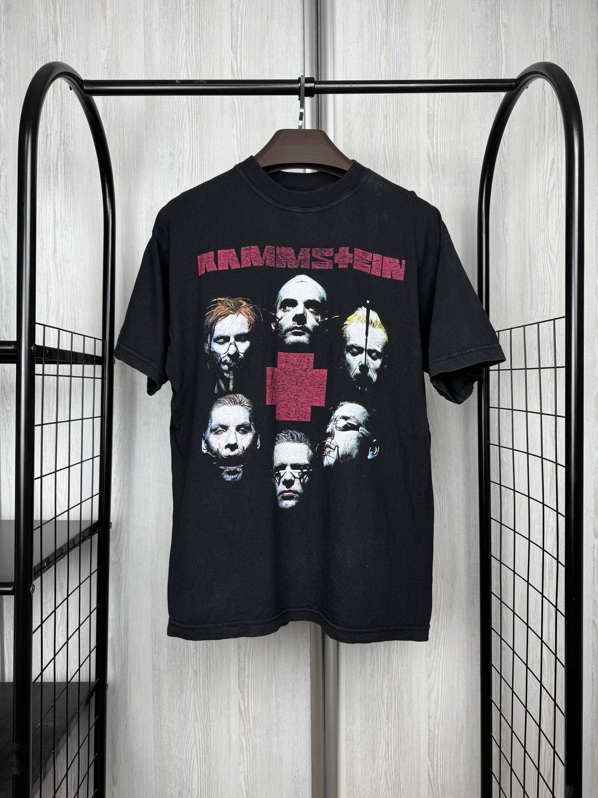 Band Tees × Vintage VINTAGE 1997 RAMMSTEIN SEHNSUCHT BIG FACE 