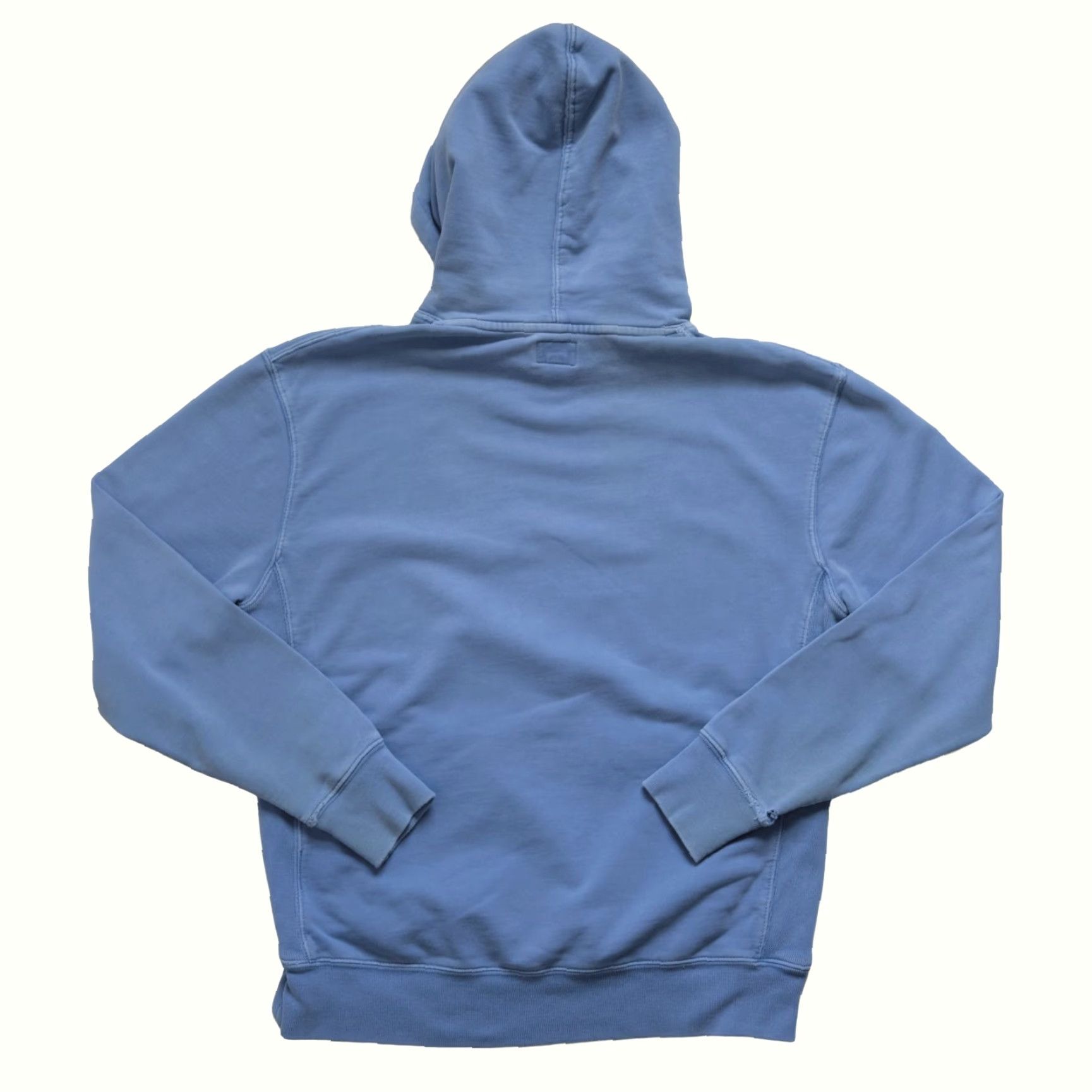 J.Crew J.CREW Hoodie Men M Blue 90s Fleece Distressed VTG 2018 Pullover Hooded Sweatshirt Size M Large Pit-to-Pit 22" Length 26" Sleeve 24" Crew Neck Cotton Size US M / EU 48-50 / 2 - 3 Thumbnail