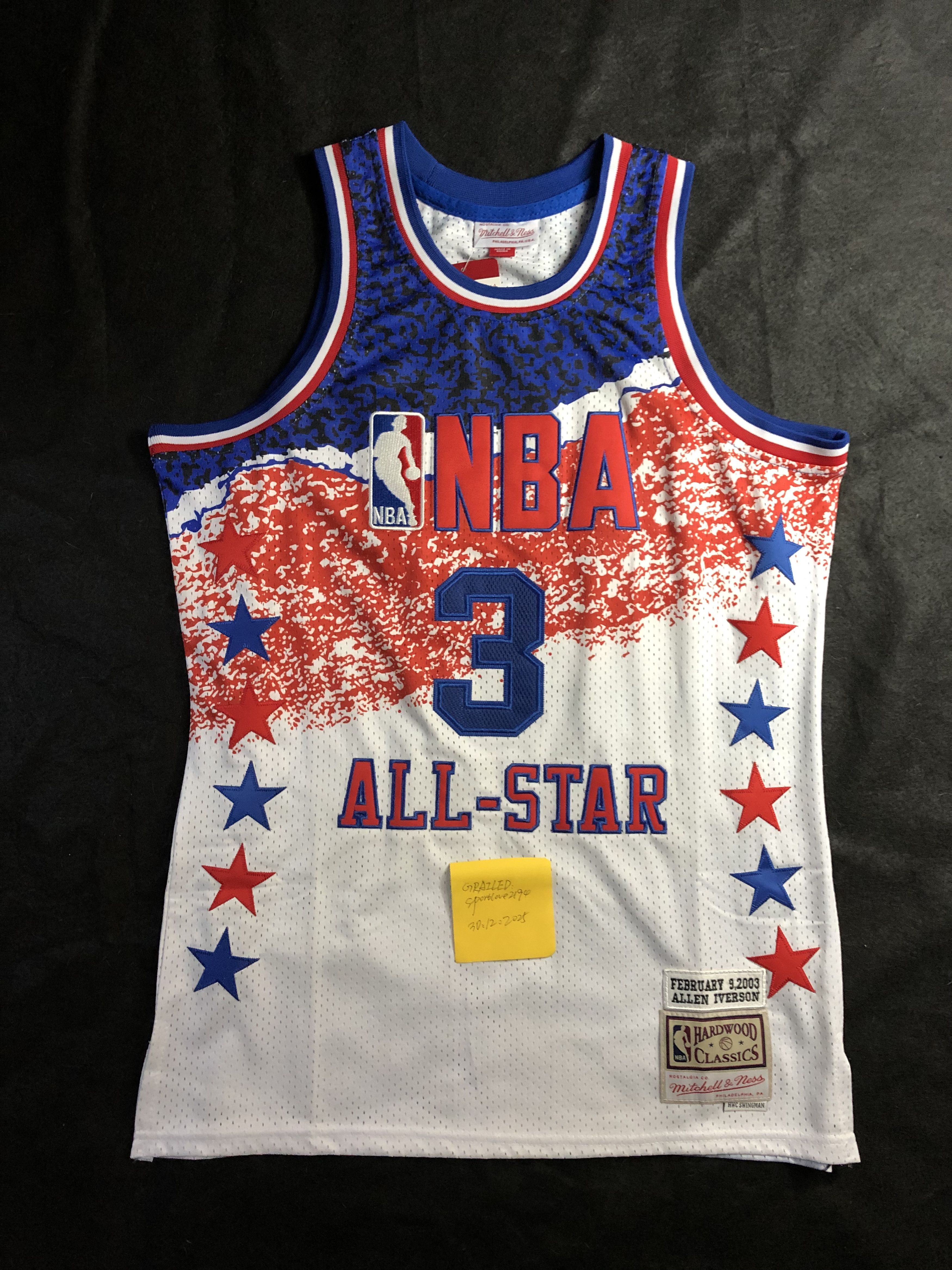 Vintage Allen IVERSON Retro Jersey Size US L / EU 52-54 / 3 - 1 Thumbnail
