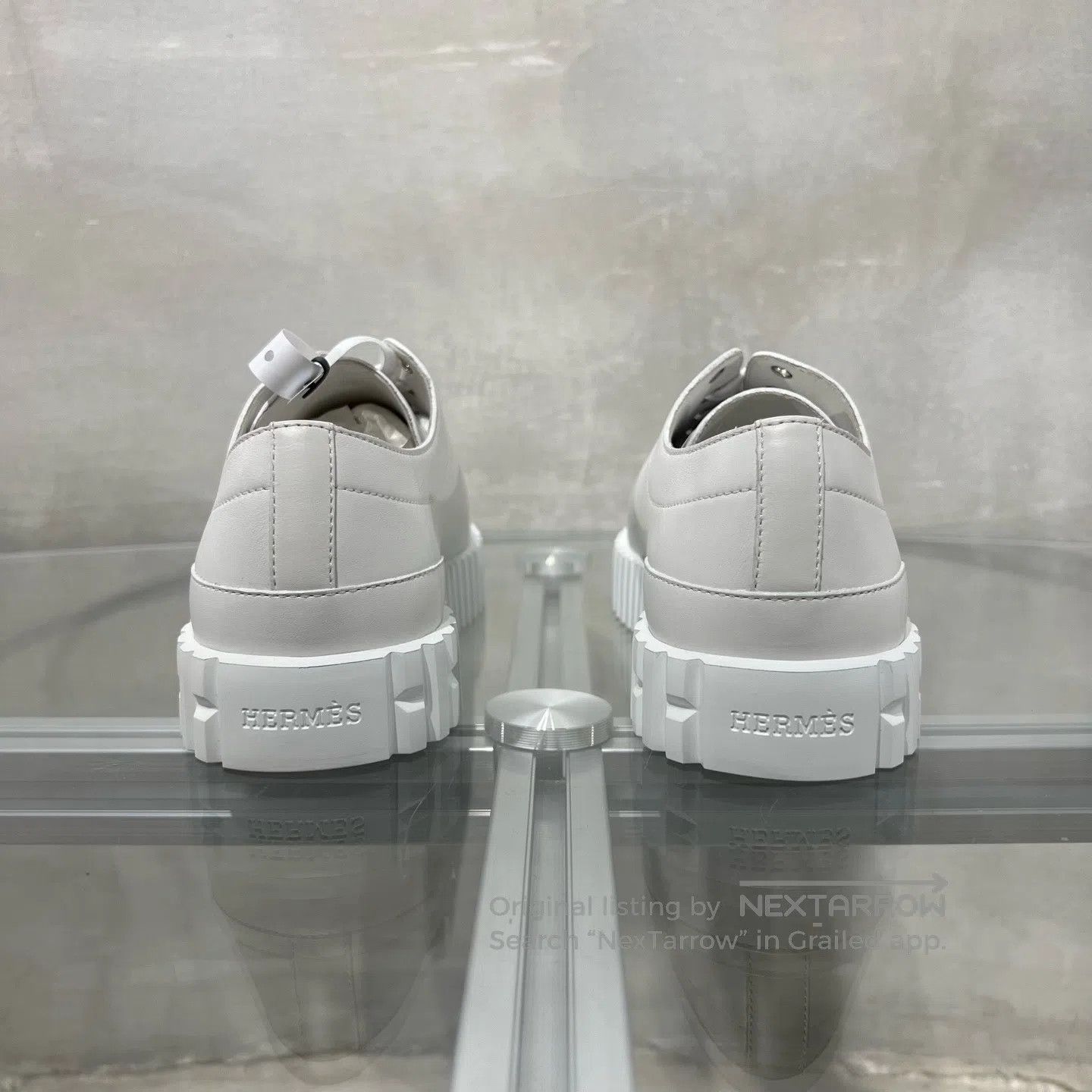 Hermes Hermes Biscuit shoes, white Size US 5.5 / IT 35.5 - 6 Thumbnail