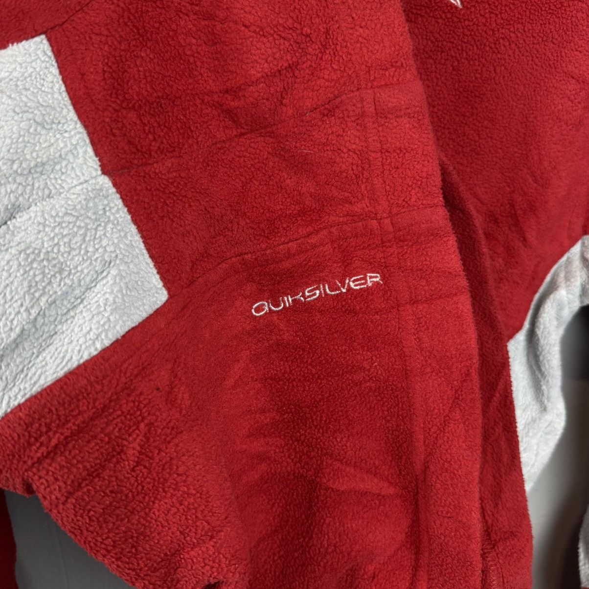 Quiksilver Vintage Quicksilver Fleece Y2K Avant Garde Size US L / EU 52-54 / 3 - 6 Thumbnail