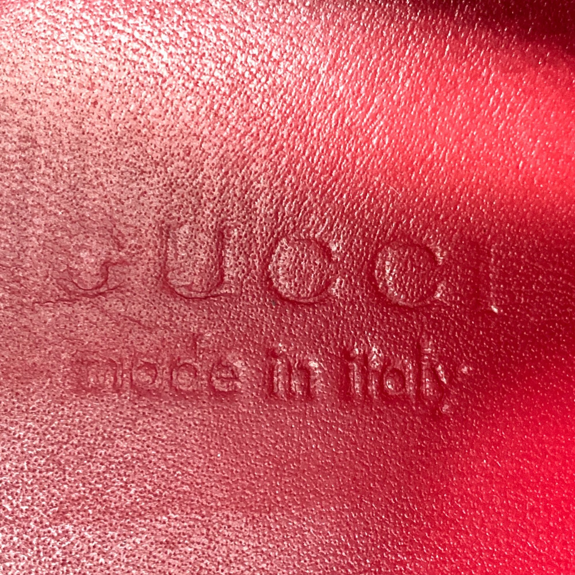 Gucci Gucci 6.5 / 40.5 Brown Logo Letter Line High Top Lace-Up Sne Size US 7.5 / EU 40-41 - 2 Thumbnail
