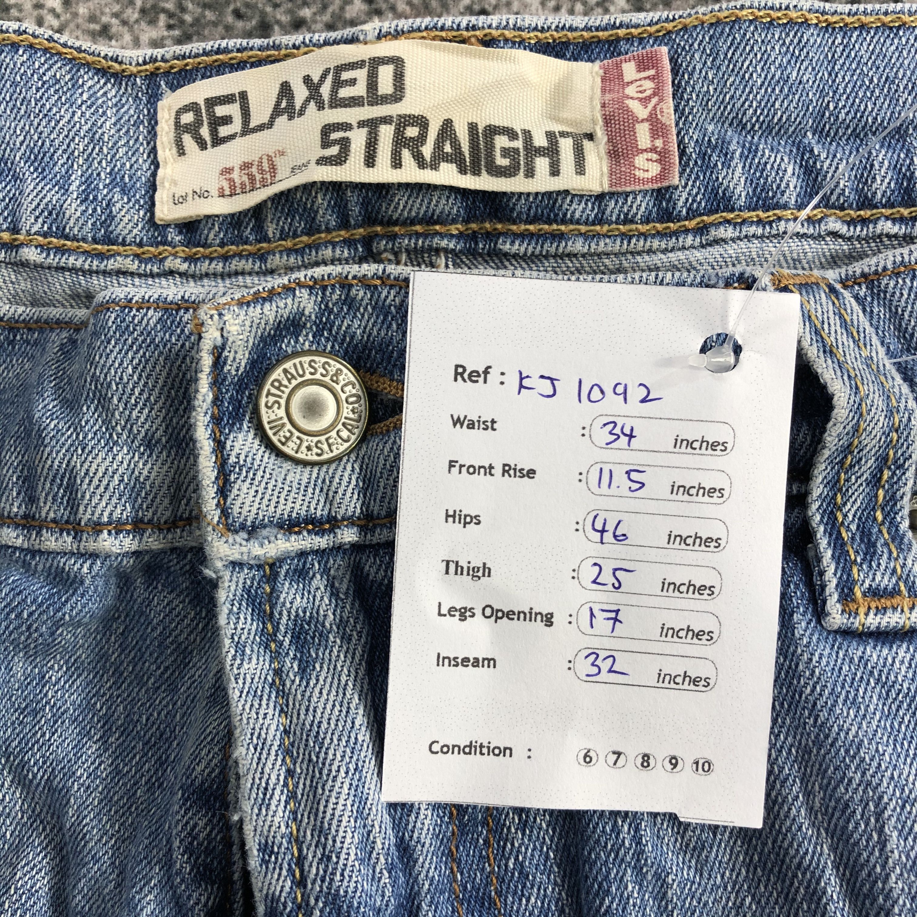 Levi's Vintage Levi's 559 Jeans Faded Blue Denim KJ1092 Size US 34 / EU 50 - 14 Thumbnail