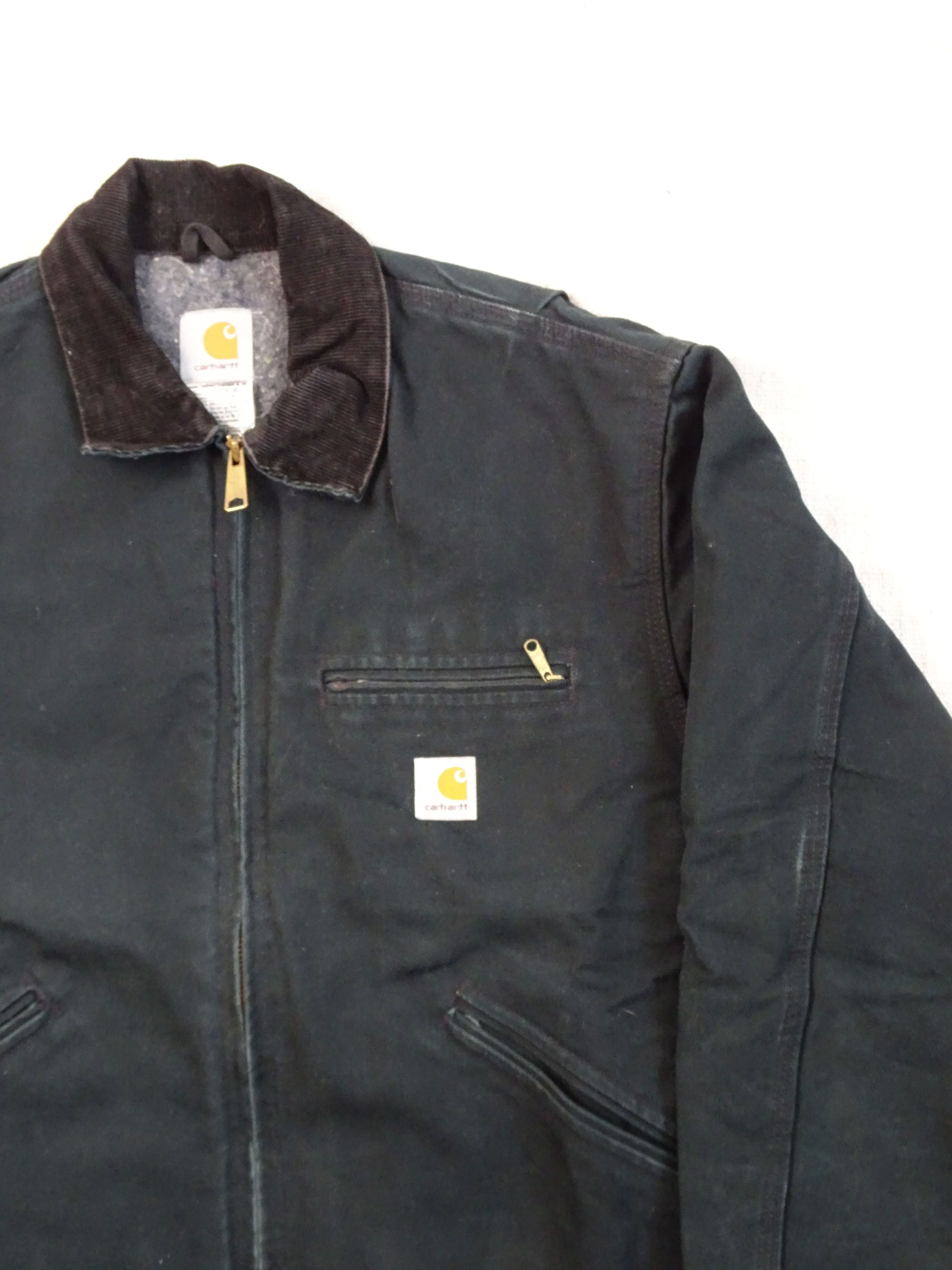 Carhartt × Vintage Vtg Carhartt Detroit Jacket Duck Canvas, Blanket Lined Size US S / EU 44-46 / 1 - 3 Thumbnail