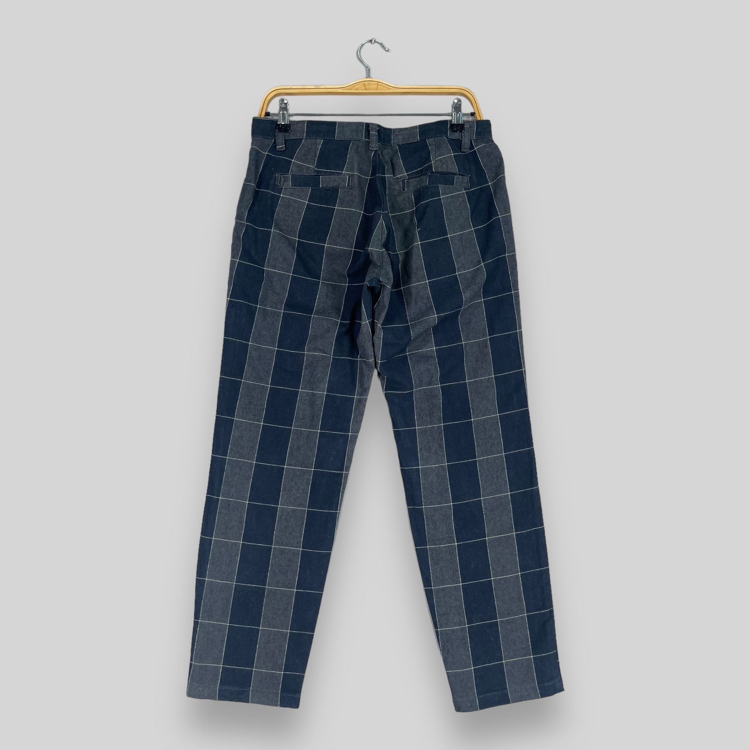 Japanese Brand × Vintage Size 31 Vintage WHEART Japanese Checkered Cropped Pants Size US 31 - 6 Thumbnail