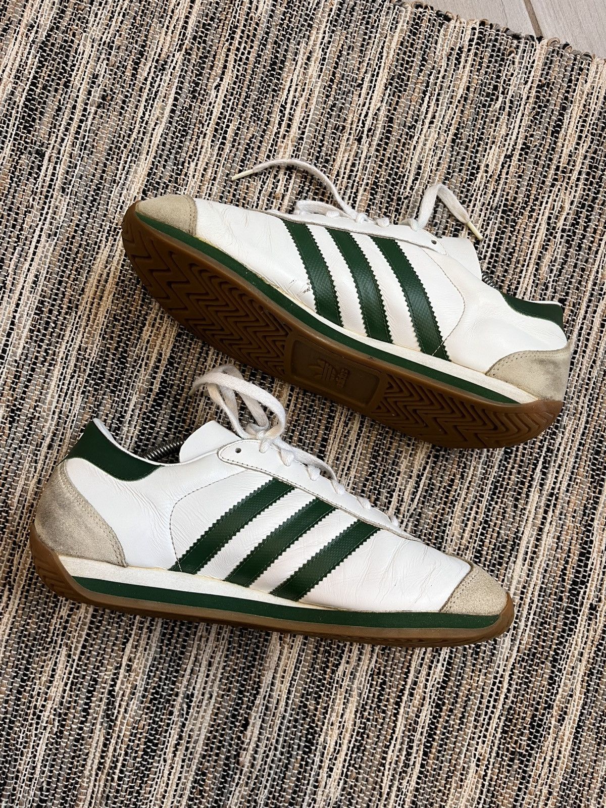 Adidas × Vintage RARE Vintage Adidas Country Leather sneakers japanese 99s Size US 8.5 / EU 41-42 - 9 Thumbnail