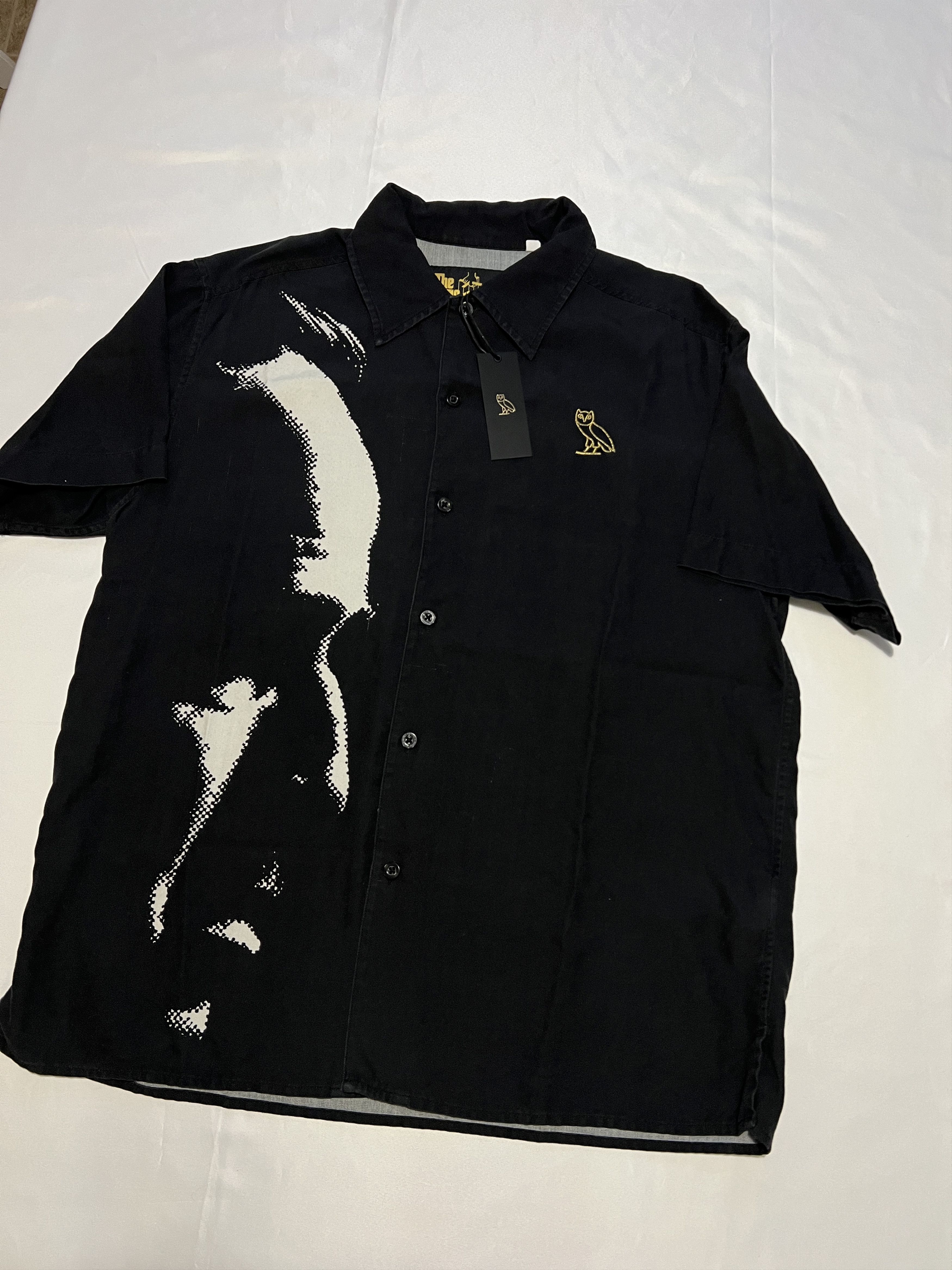Drake OVO x The Godfather Silk Shirt Button Up Size US L / EU 52-54 / 3 - 4 Thumbnail