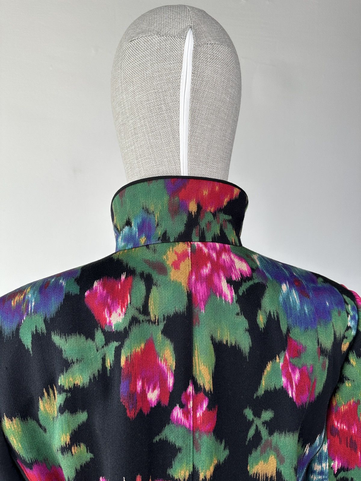 Escada Vintage ESCADA Margaretha Ley Floral Wool Blazer Jacket Size XS / US 0-2 / IT 36-38 - 18 Thumbnail
