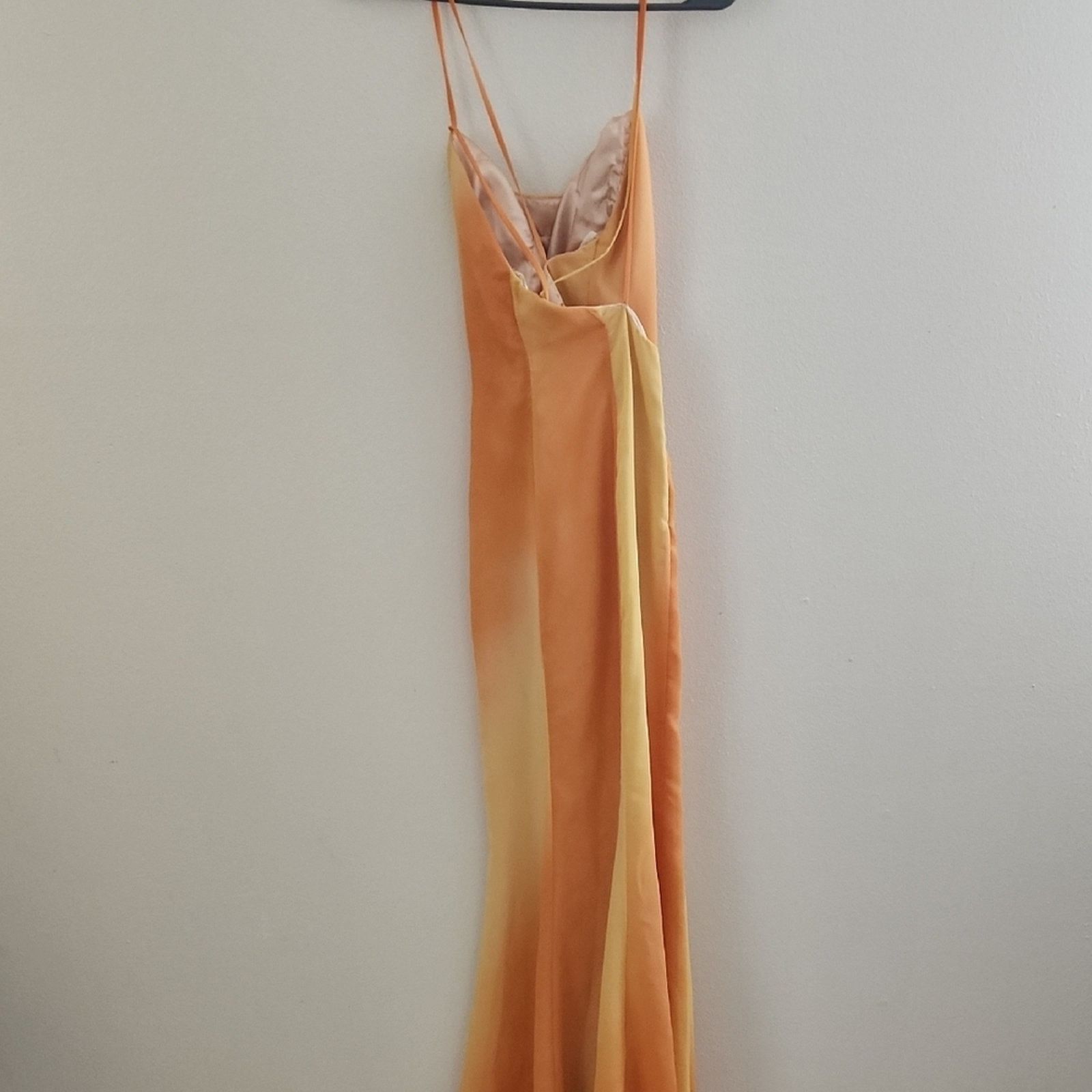 Handmade Orange Dress Size M / US 6-8 / IT 42-44 - 2 Thumbnail