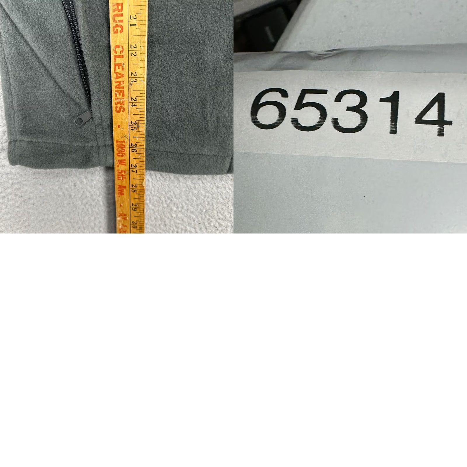 Logo 7 Columbia Fleece Full Zip Jacket Adult Small Gray Pocket Logo Mens Size US S / EU 44-46 / 1 - 8 Thumbnail