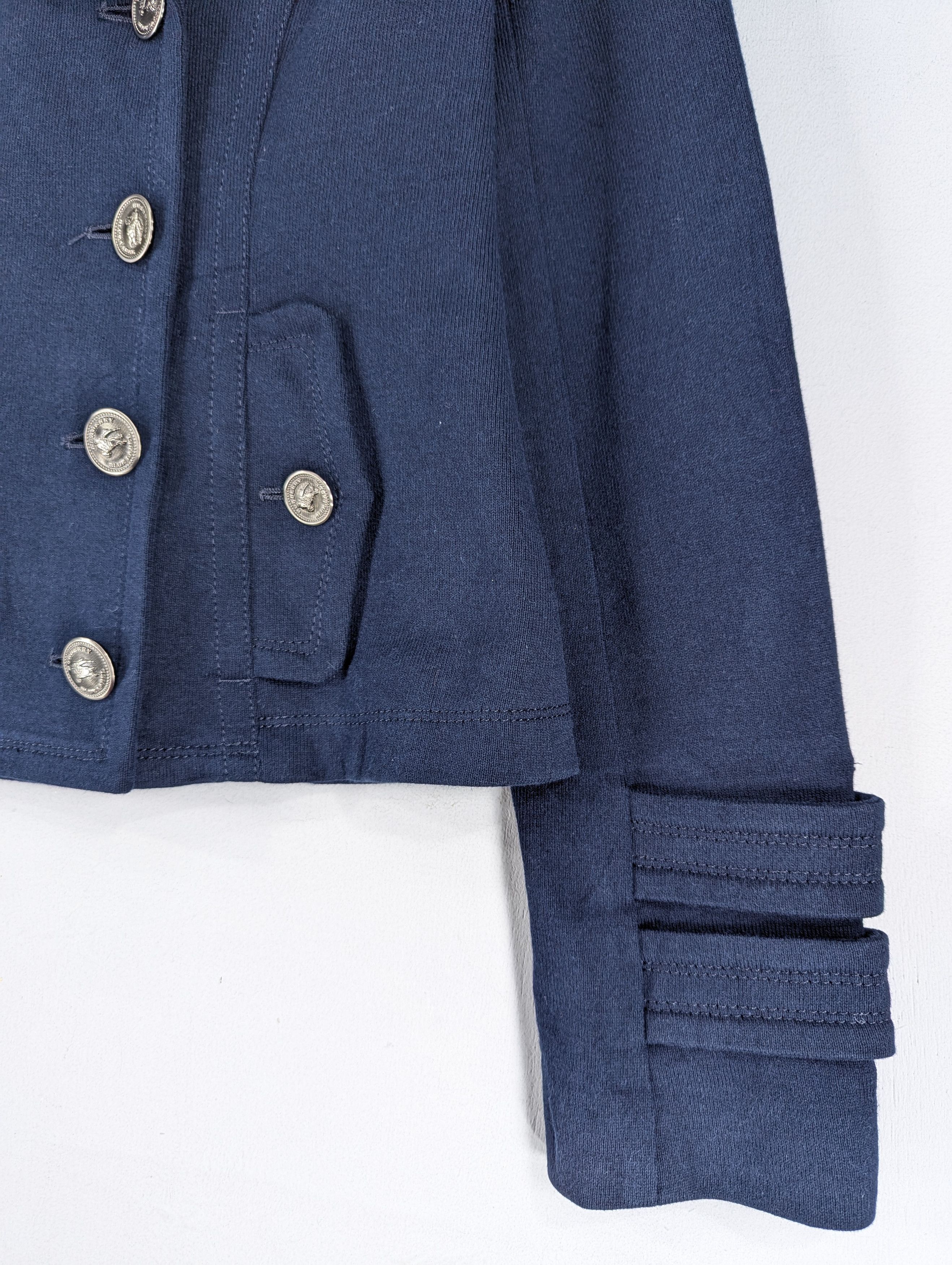 Burberry Burberry Blue Label Cropped Double Breasted Wool Coat Jacket Size XS / US 0-2 / IT 36-38 - 4 Thumbnail