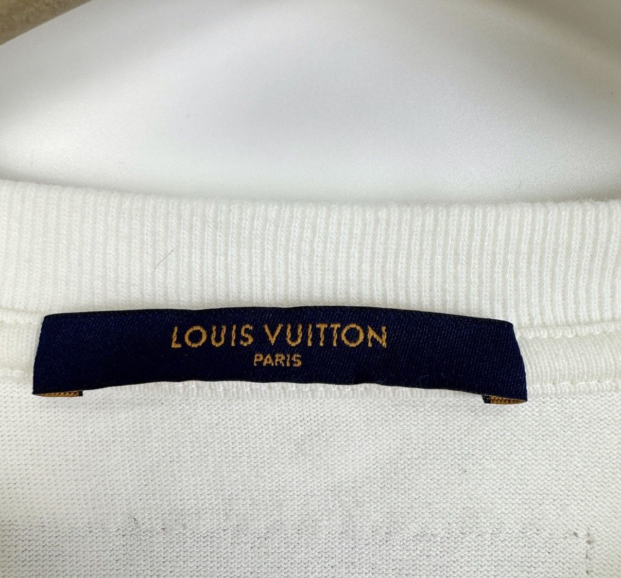 Louis Vuitton Louis Vuitton Barrage Letter Print Crew Neck T-Shirt K12 Size US L / EU 52-54 / 3 - 4 Thumbnail