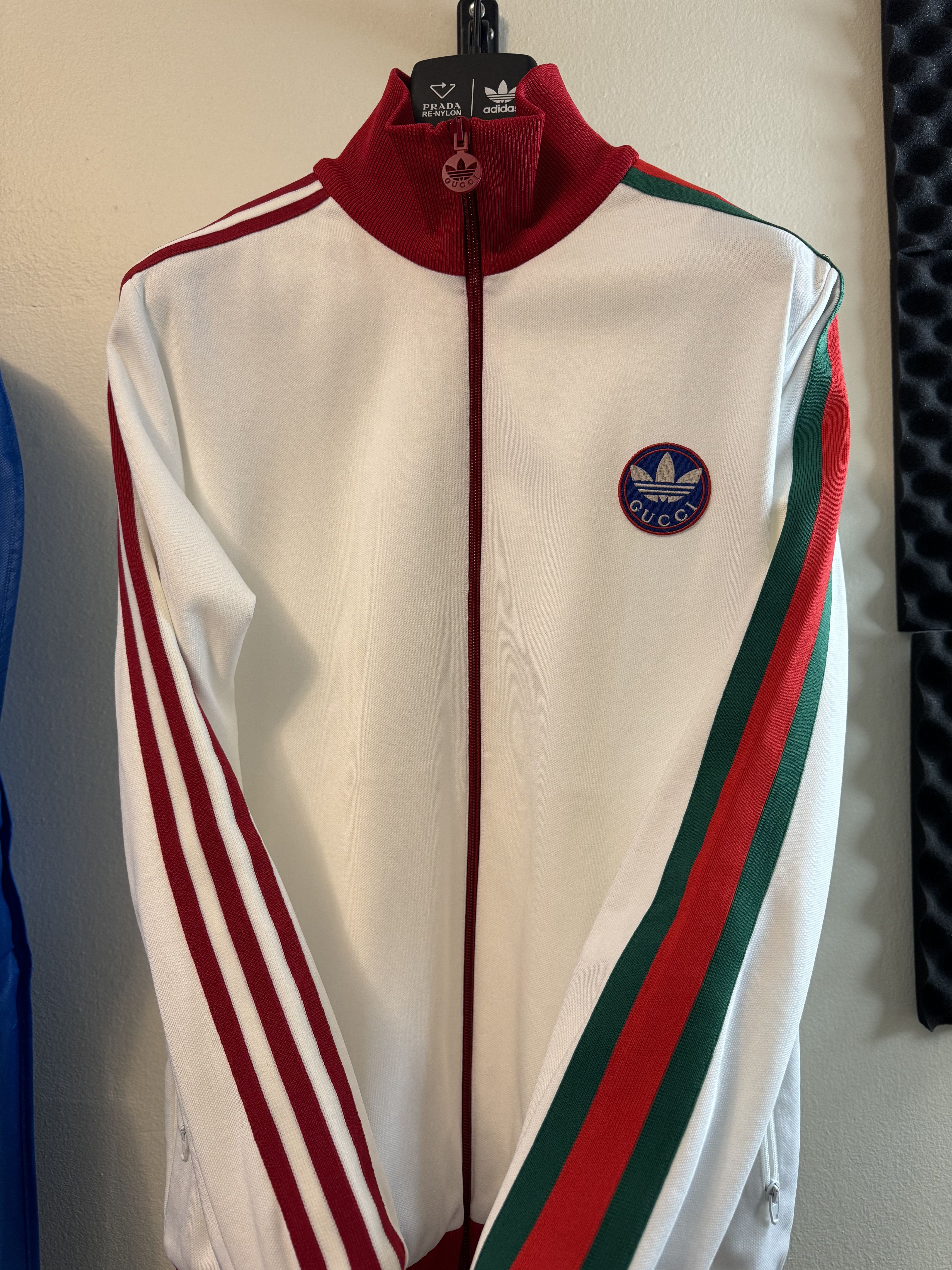 Adidas × Gucci Gucci Adidas 2023 Collaboration Tracking Jacket NEW Size US S / EU 44-46 / 1 - 2 Thumbnail