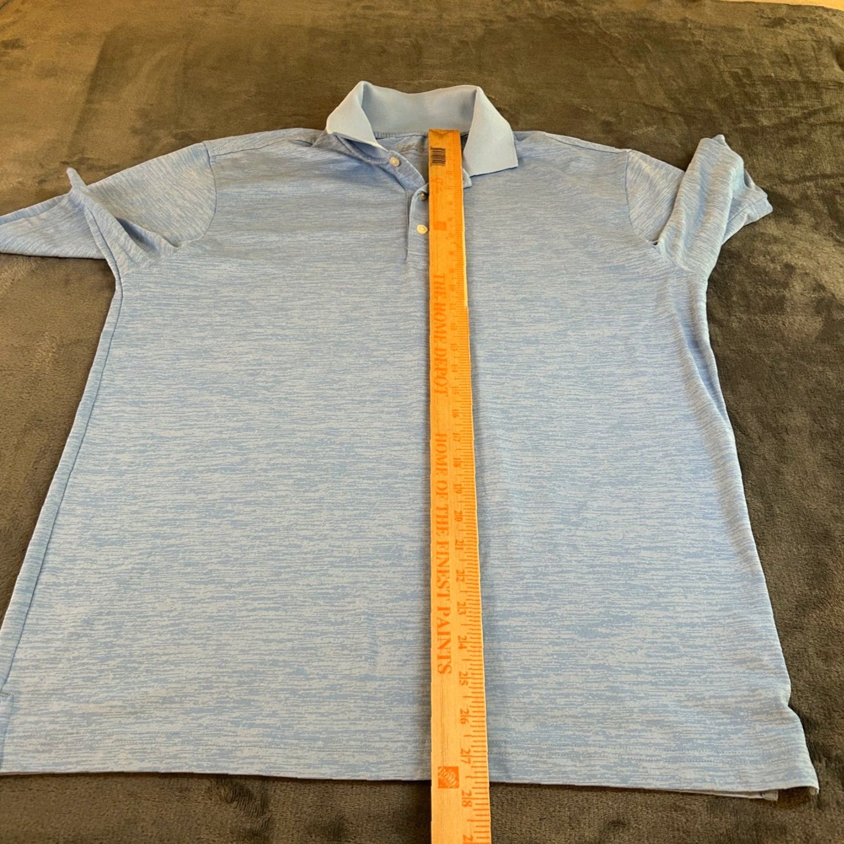 Vintage Walter Hagen Essentials Golf Polo Shirt Heather Blue Performance Mens Medium Size US M / EU 48-50 / 2 - 6 Thumbnail