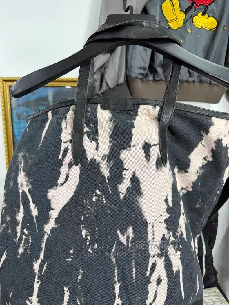 Dries Van Noten DRIES VAN NOTEN Large Capacity Patchwork Wax-dyed Tote and Size ONE SIZE - 6 Thumbnail