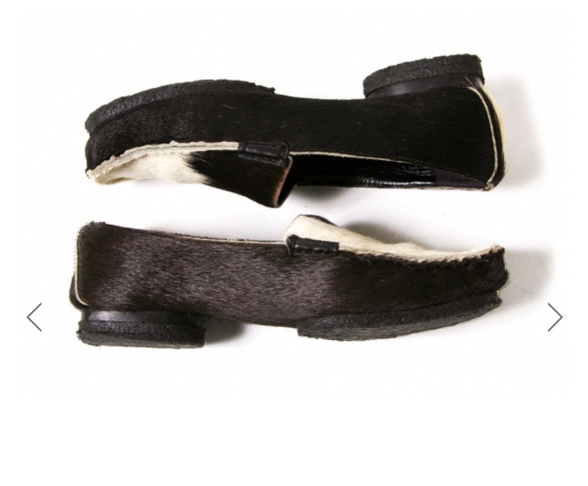 Leather × Y's × Yohji Yamamoto RARE! Y’s Slunk Leather Slip On Shoes Size US 4 / IT 34 - 1 Thumbnail