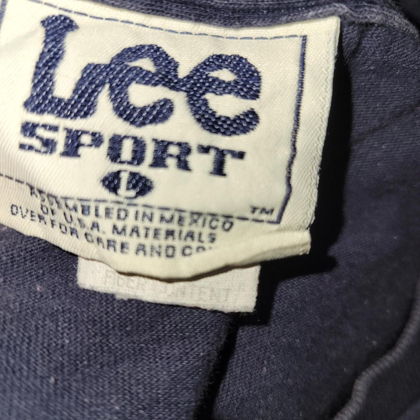 Lee Vintage Cleveland Indians Large Lee Sport Retro Navy T-Shirt Size US L / EU 52-54 / 3 - 2 Thumbnail
